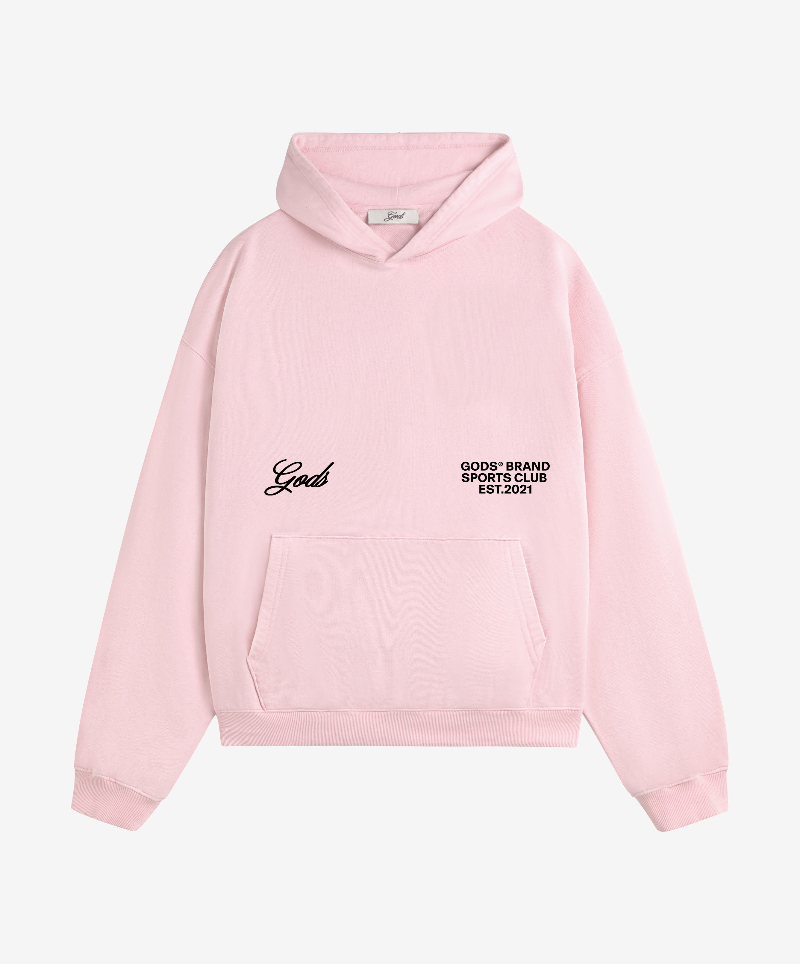 Gods® Brand Sports Club Hoodie Rose