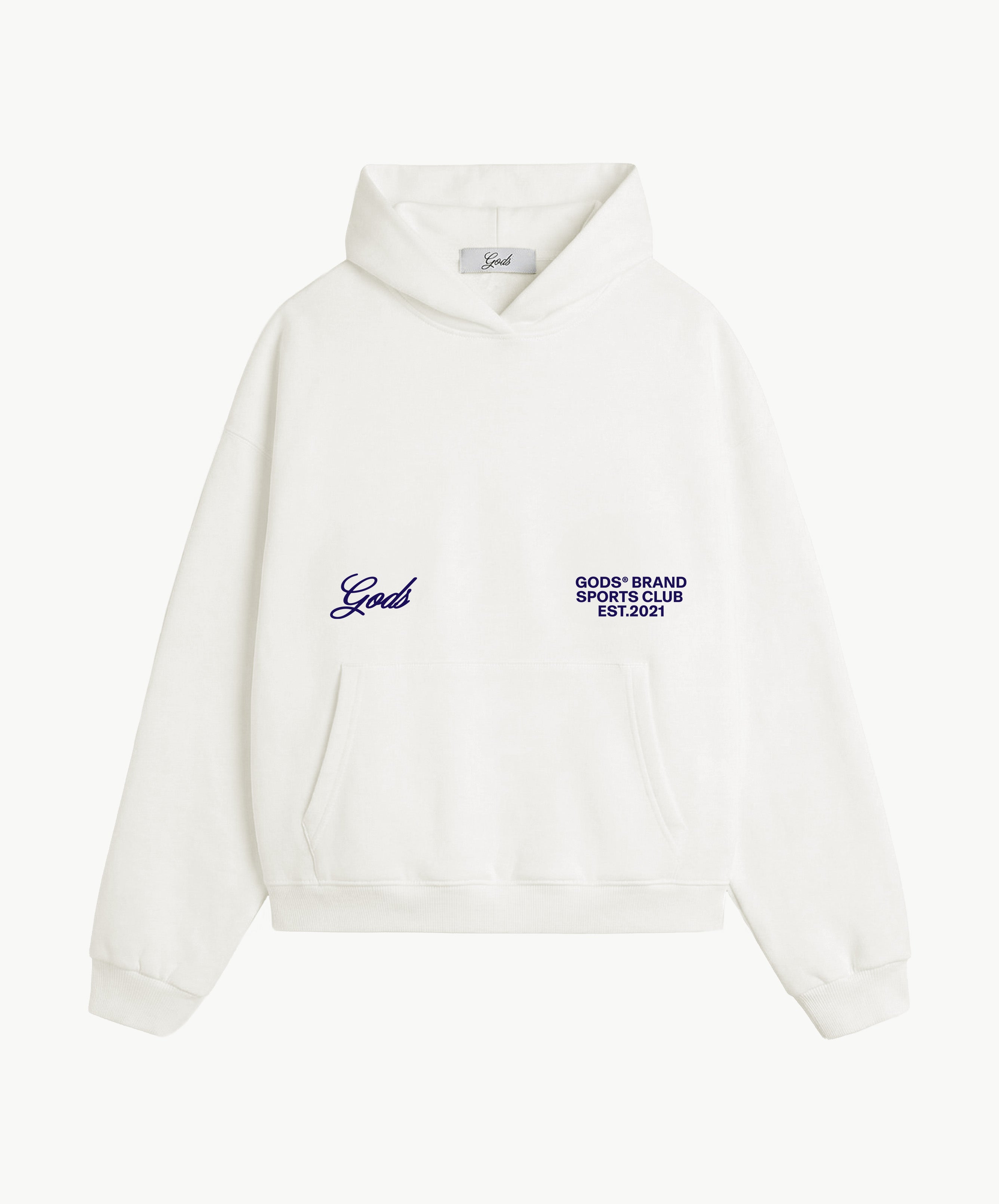 Gods® Brand Sports Club Hoodie Cream