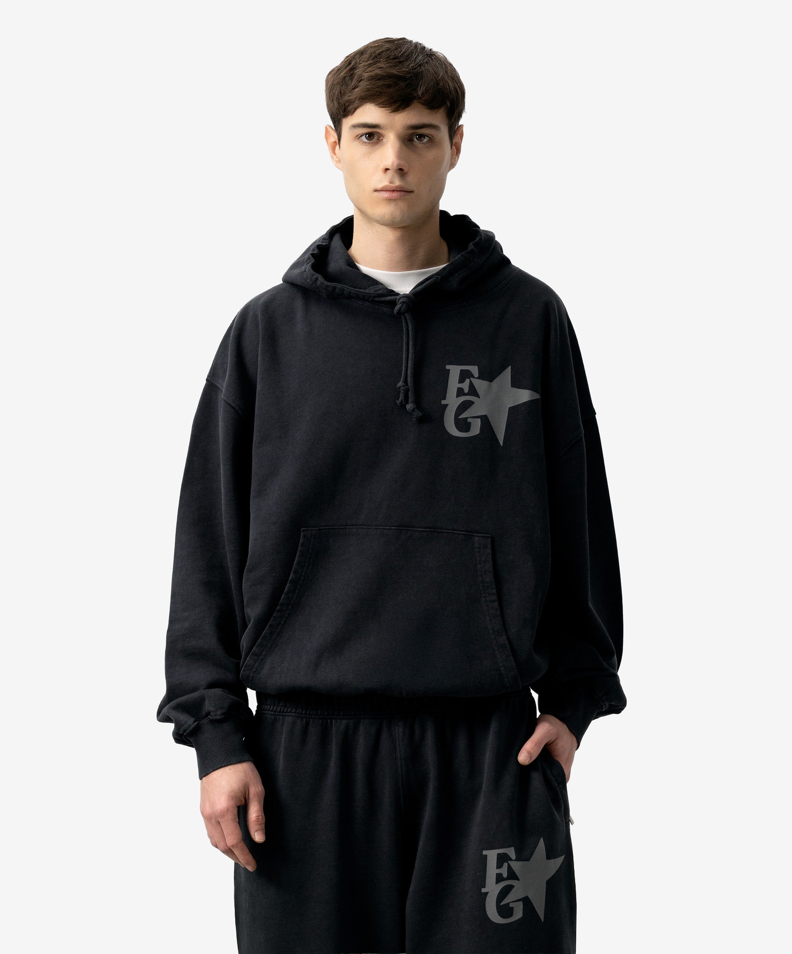A New Star Hoodie Dark Grey