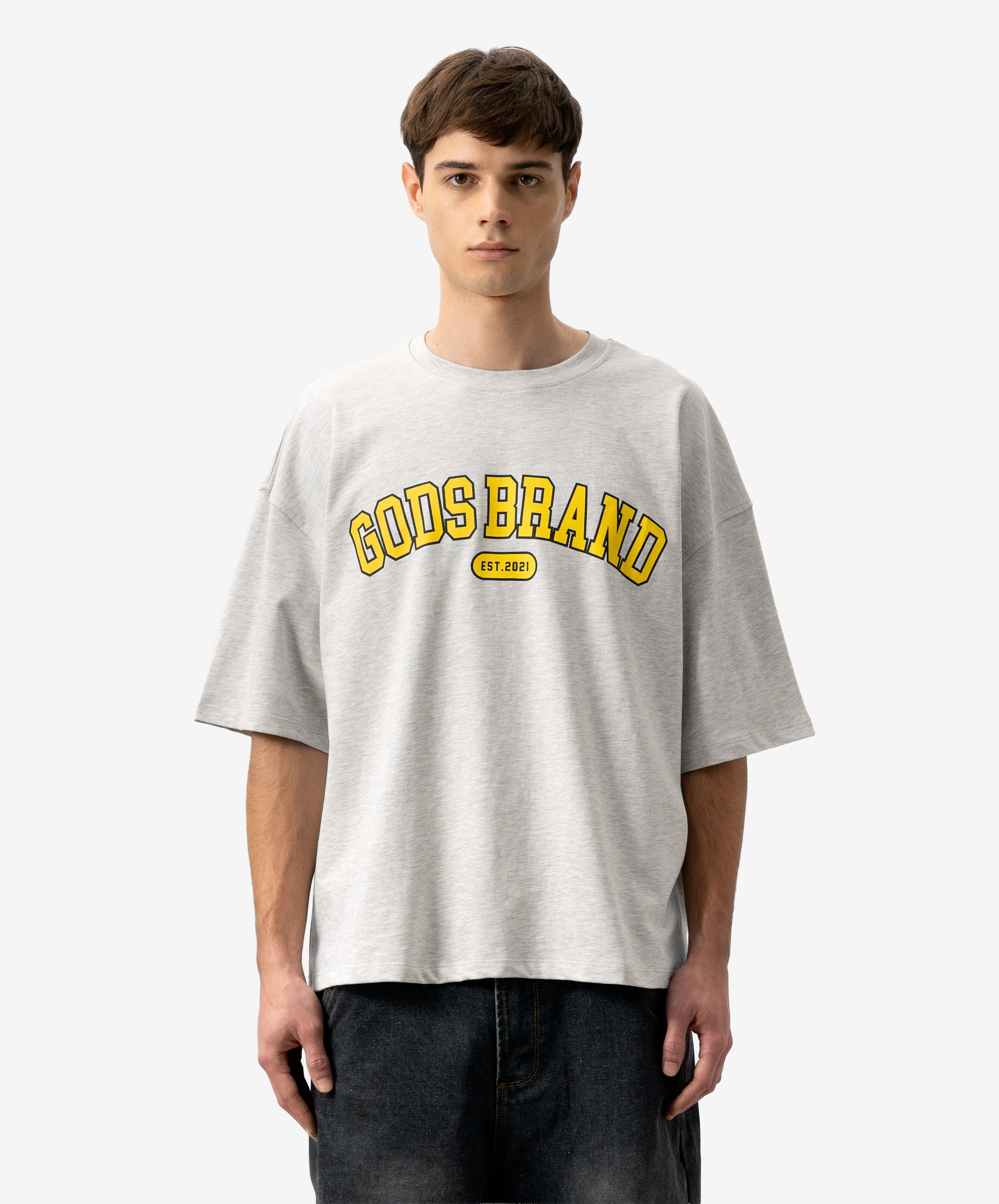 Godsbrand Boxy Tee Light Grey