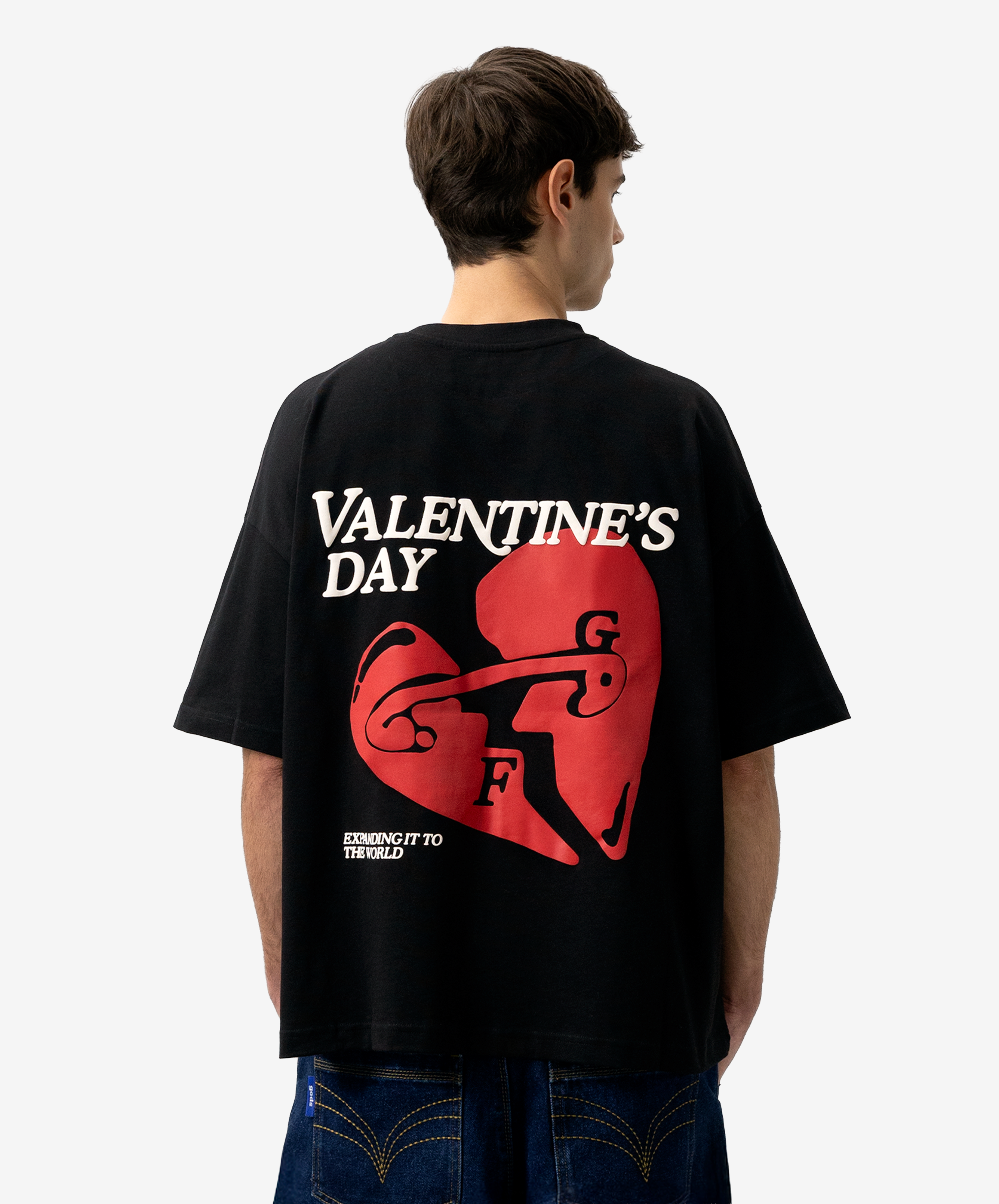 Valentine's Tee Black