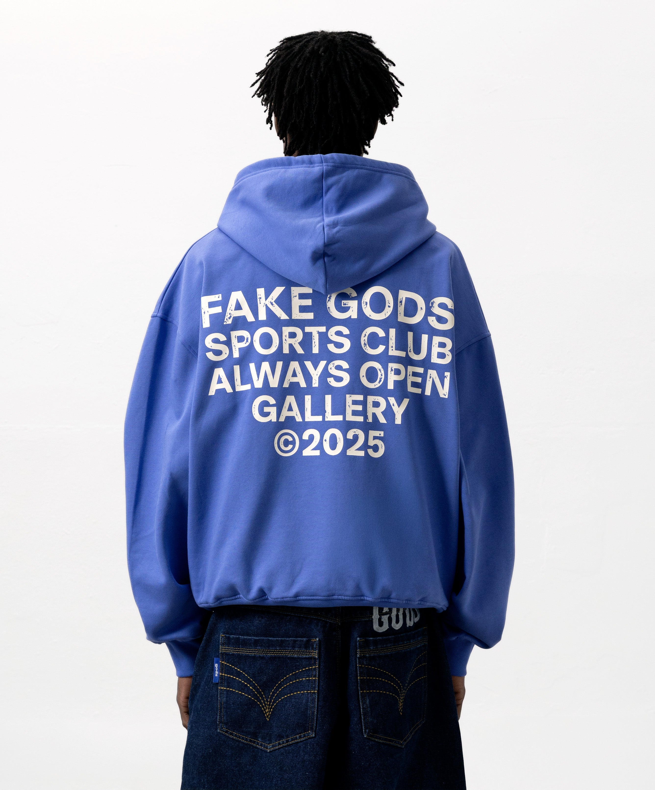 Sports Club Hoodie Blue