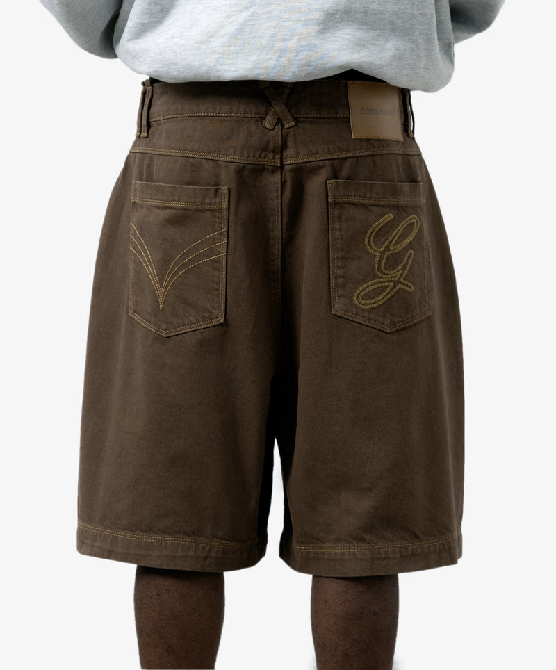 Beany's Jorts Brown