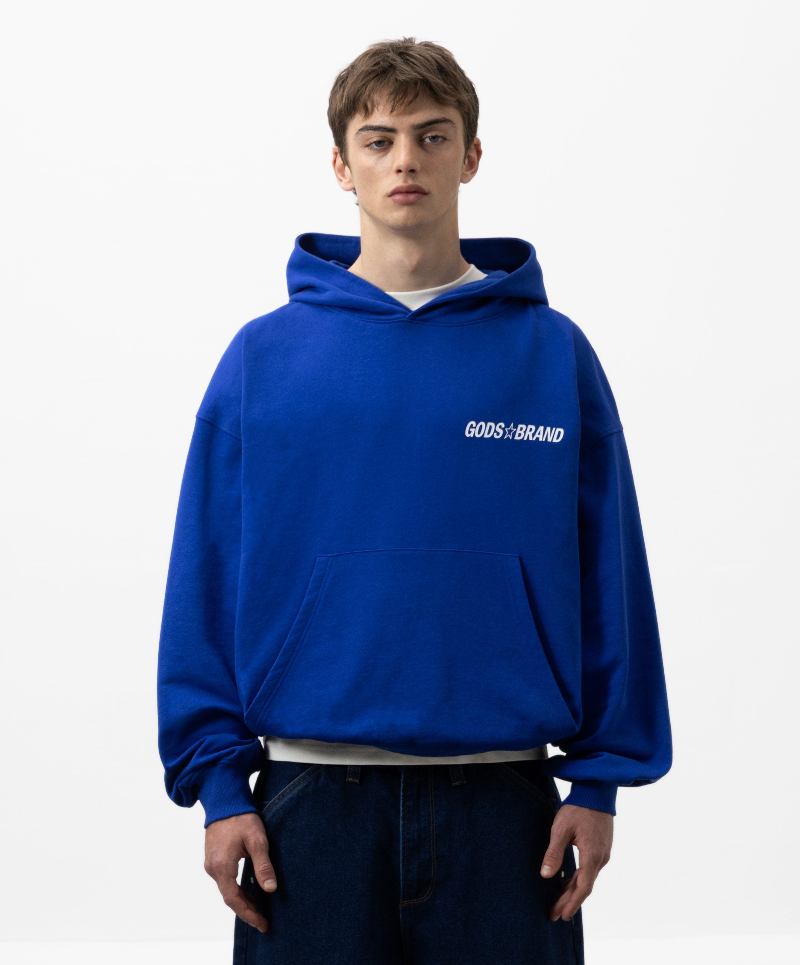Sportscar Hoodie Blue