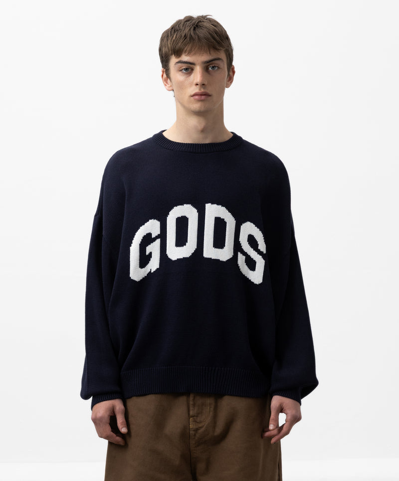 Gods Knitted Sweater Navy