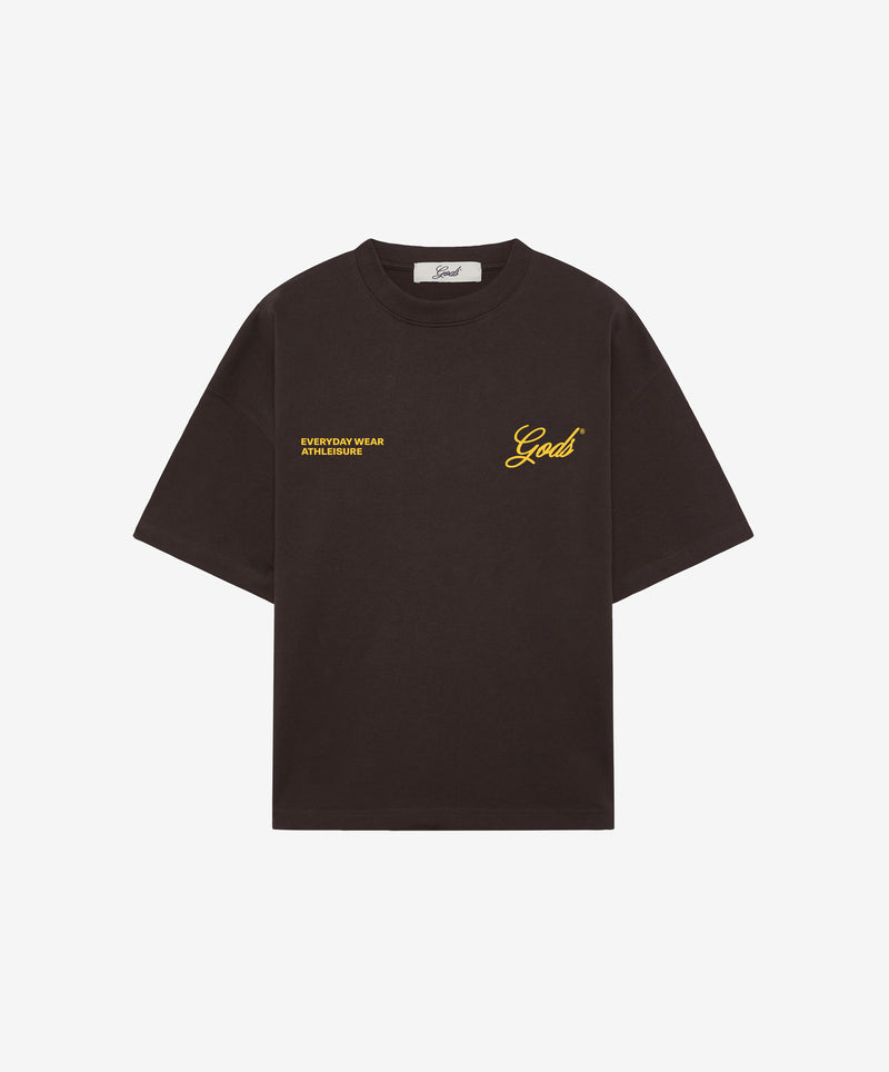 Athleisure Tee Brown