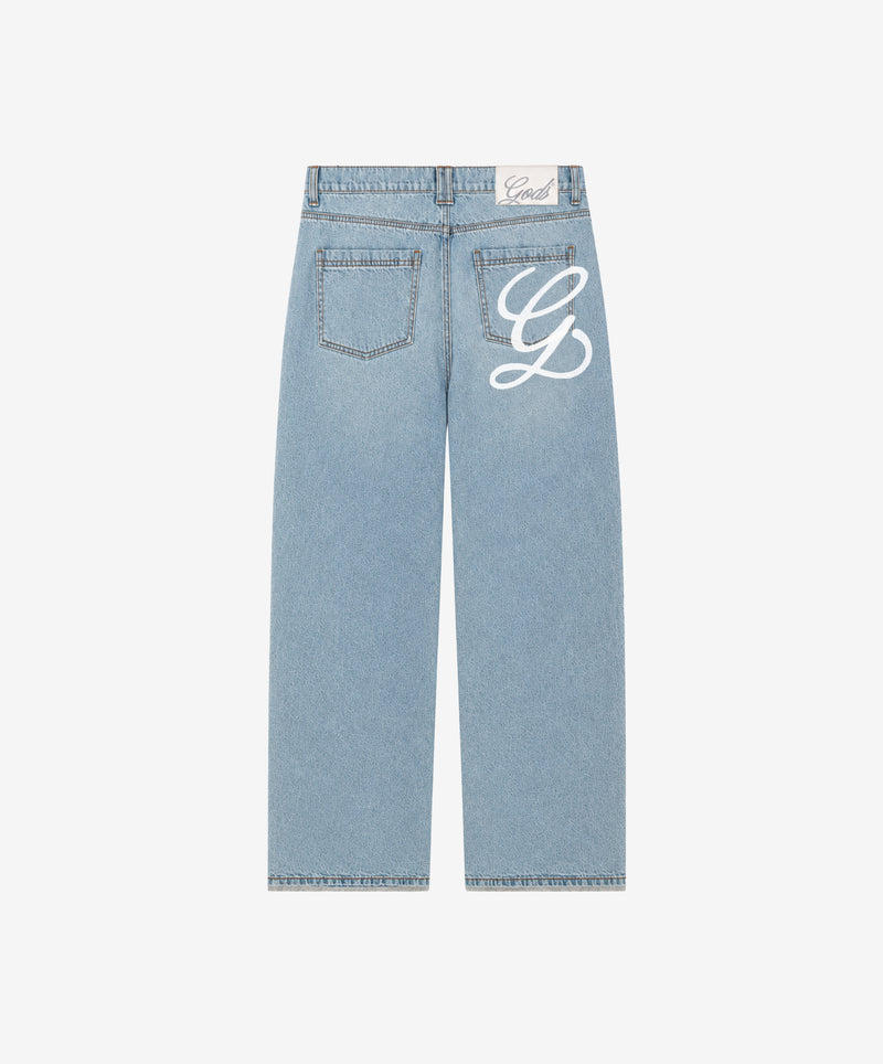 Regular Baggy Jeans Light Blue