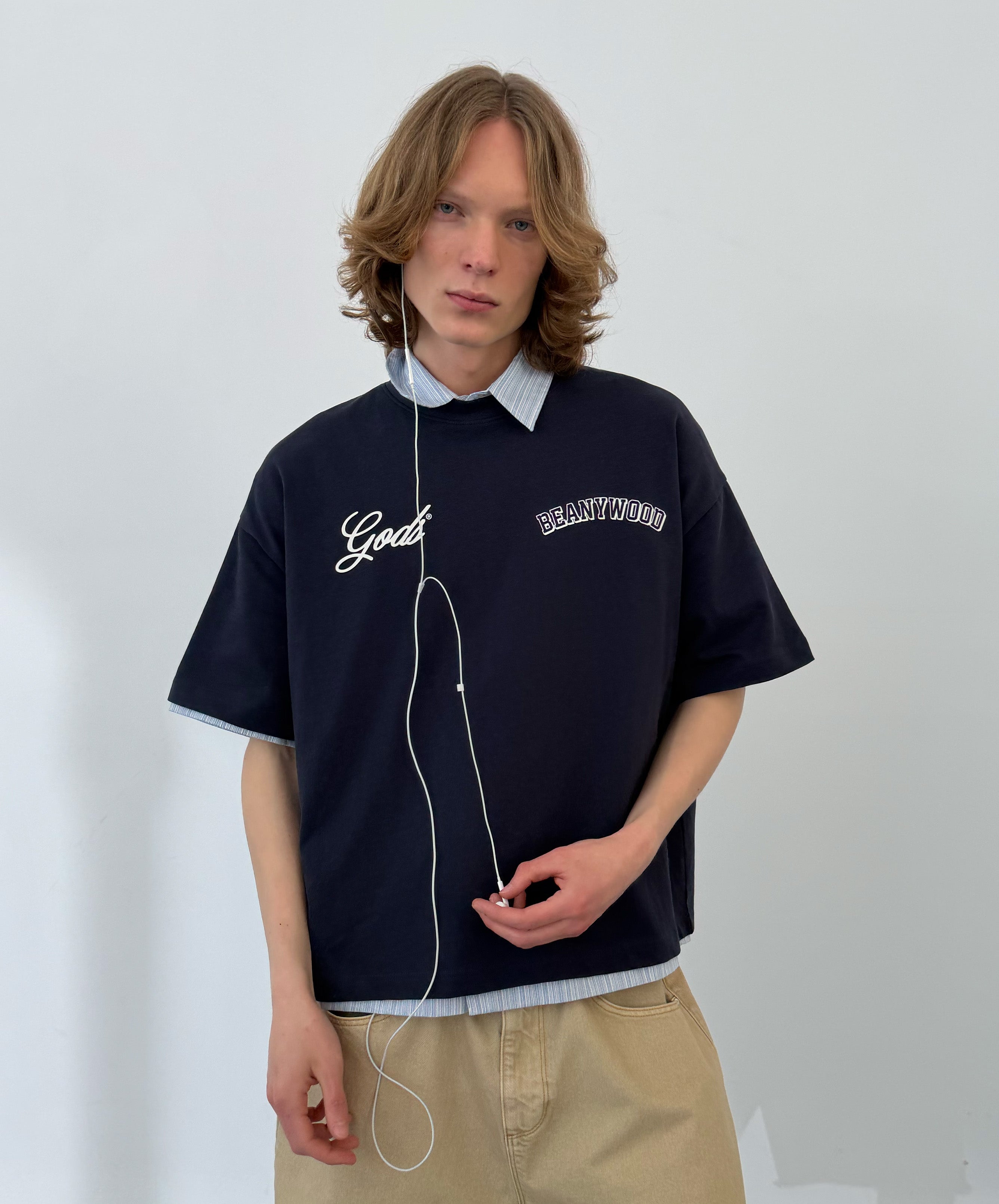 Beanywood Tee Navy