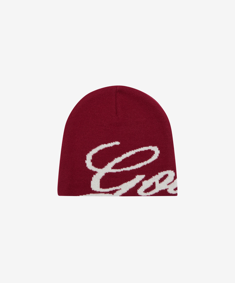 Gods Script Beanie Red