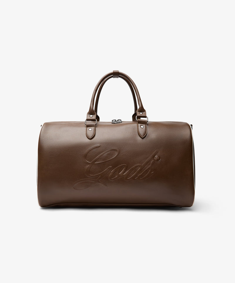 Duffel Leather Bag Brown