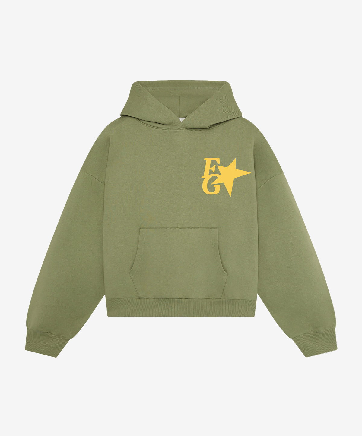 Gods Star Hoodie Green