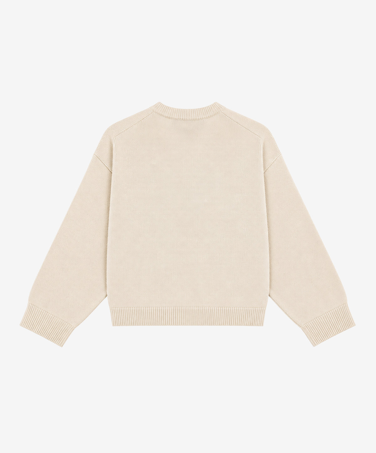Handwritten Knitted Sweater Sand