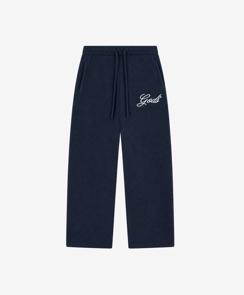 Handwritten Knitted Jogger Navy