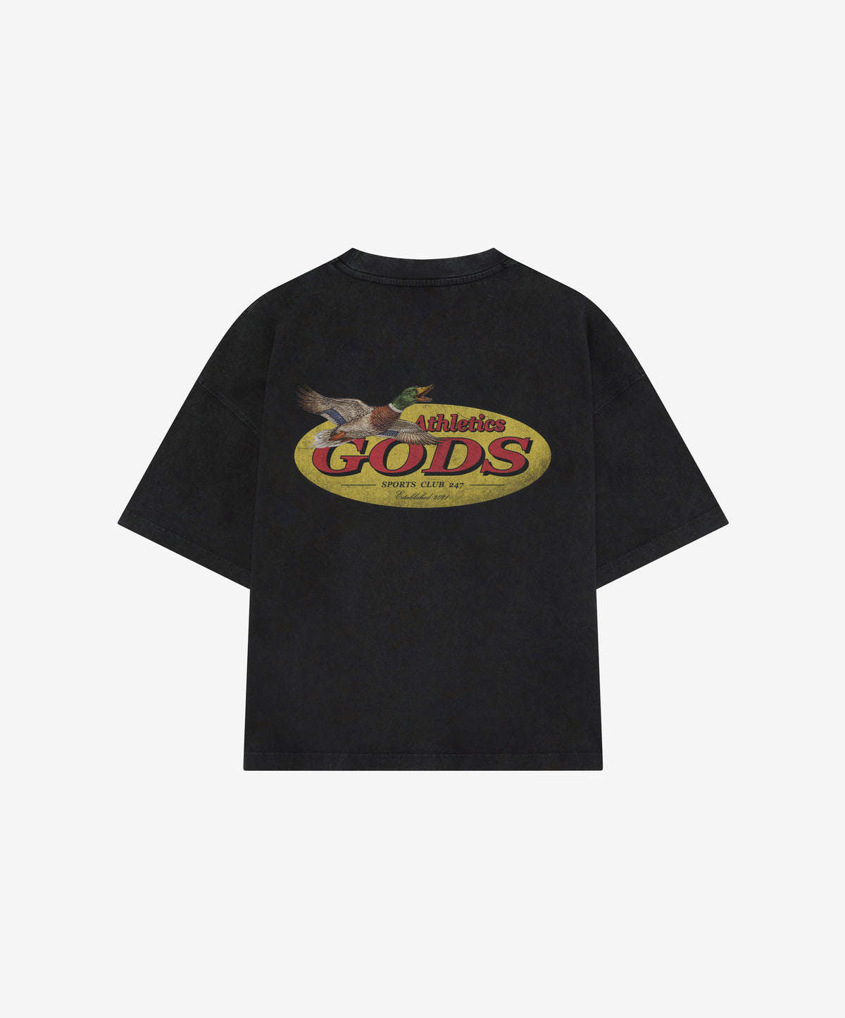 Ducks Washed Tee Black