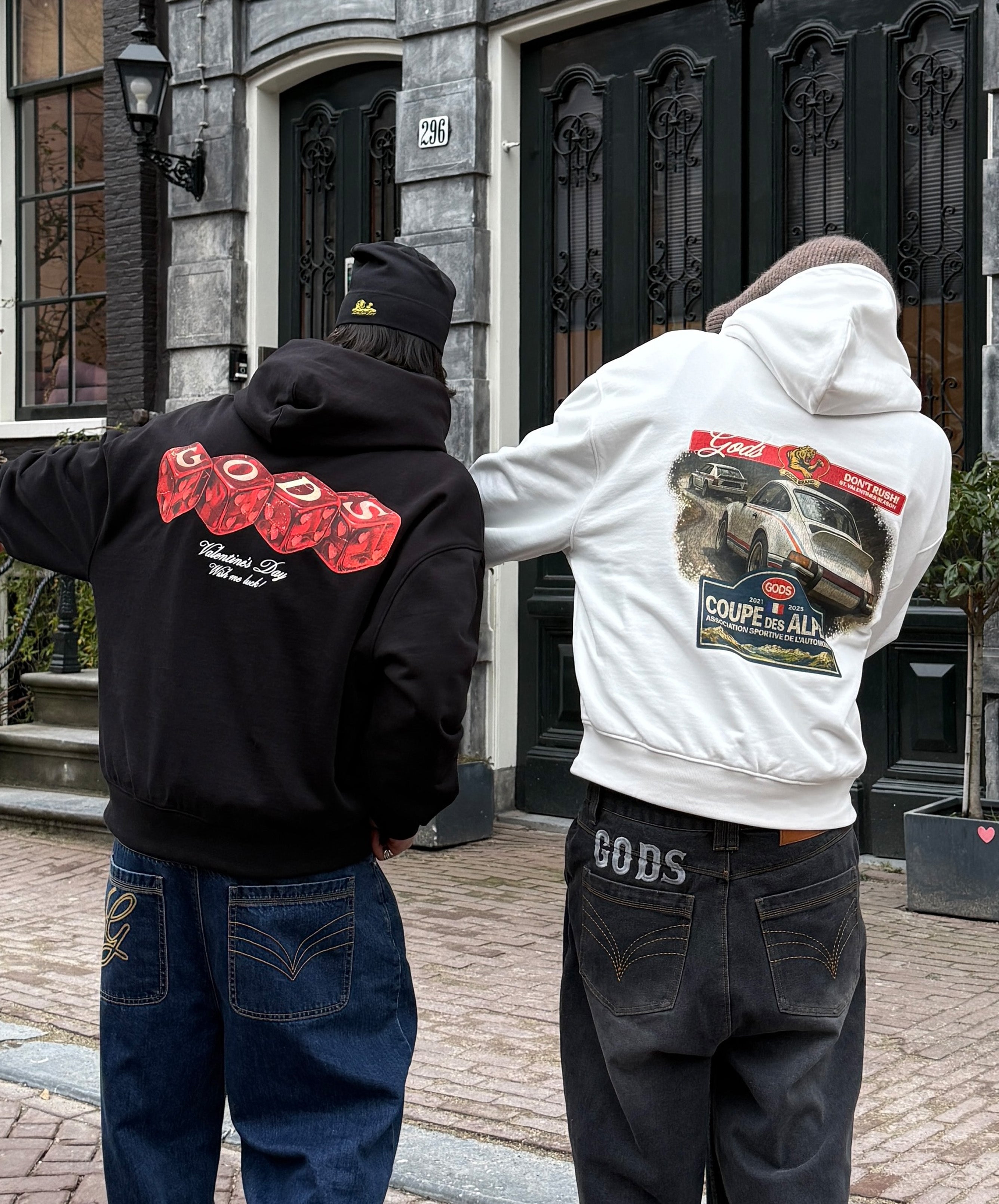 Red Dice Hoodie Black