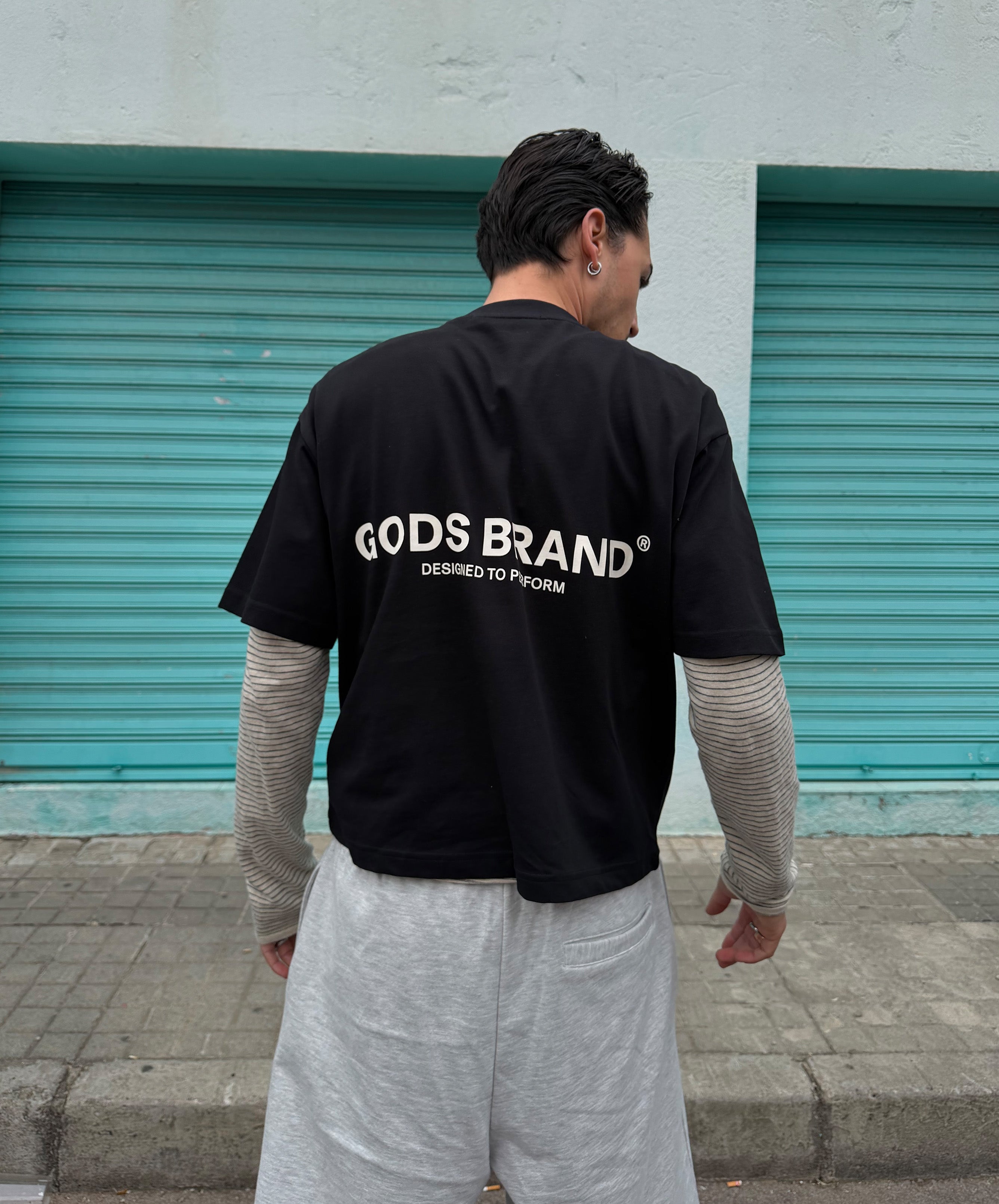 Performance Boxy Tee Black