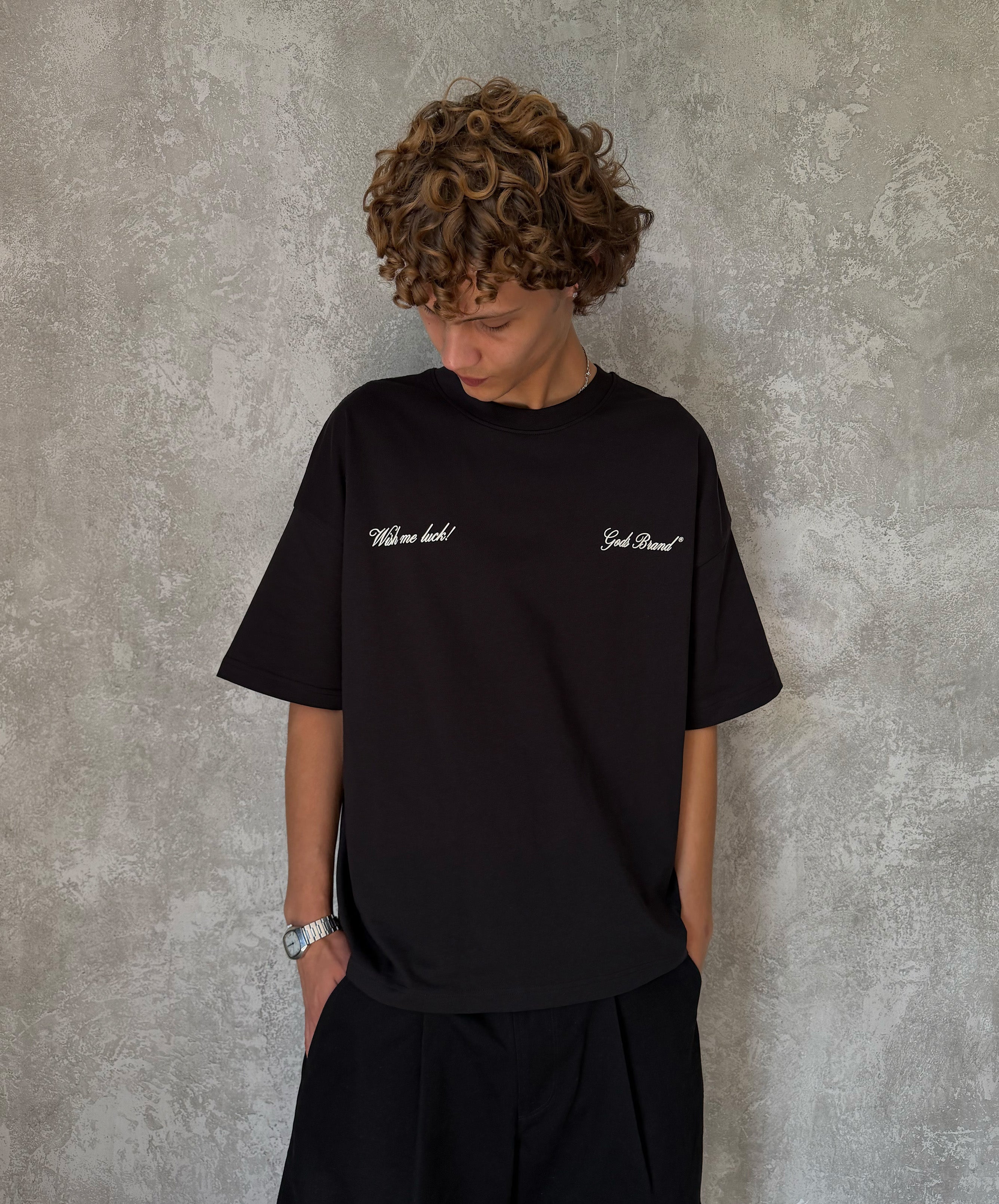 Red Dice Tee Black