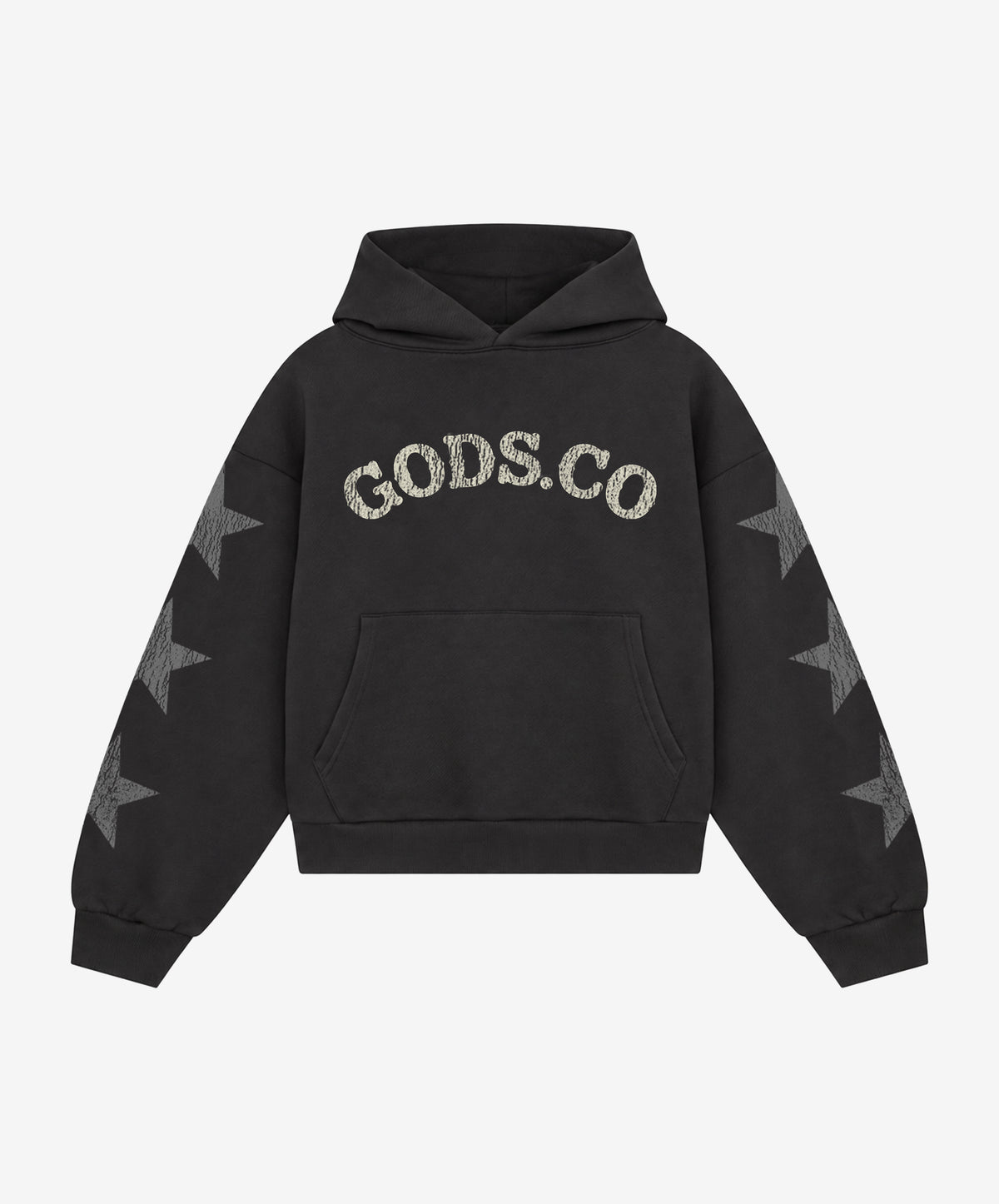 Stars Hoodie Black