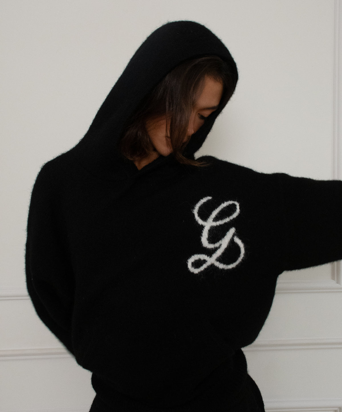 Jacquard Knit Black