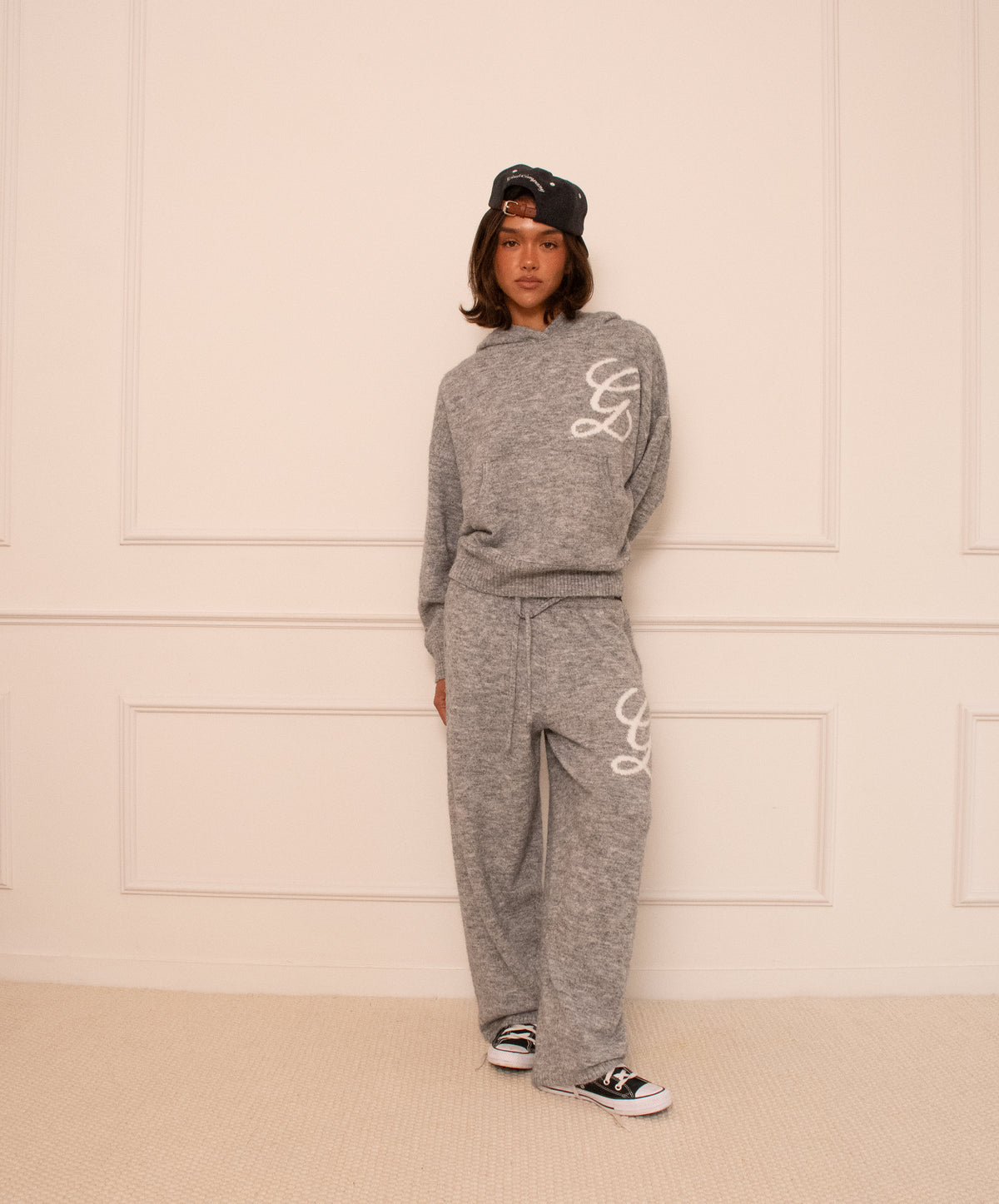 Jacquard Knit Grey