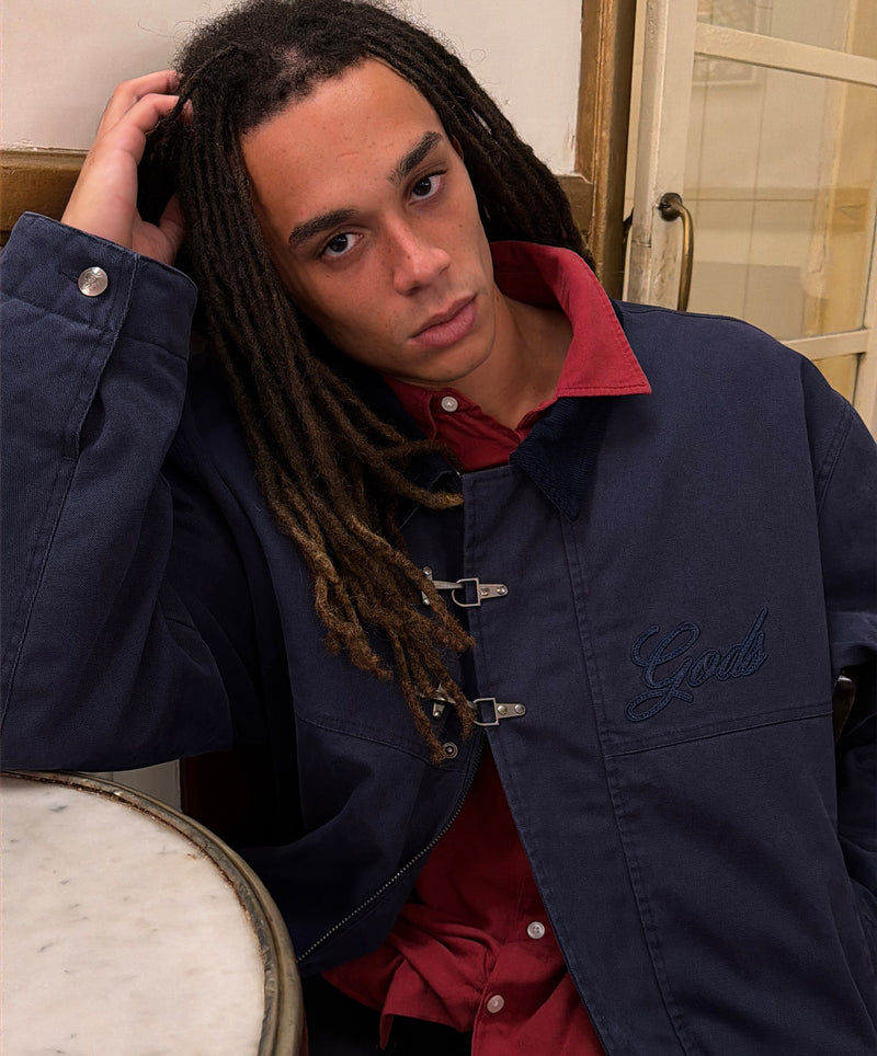 Fireman Clasp Jacket Navy