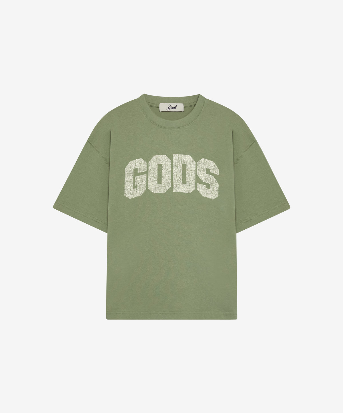 Gods Boxy Tee Green