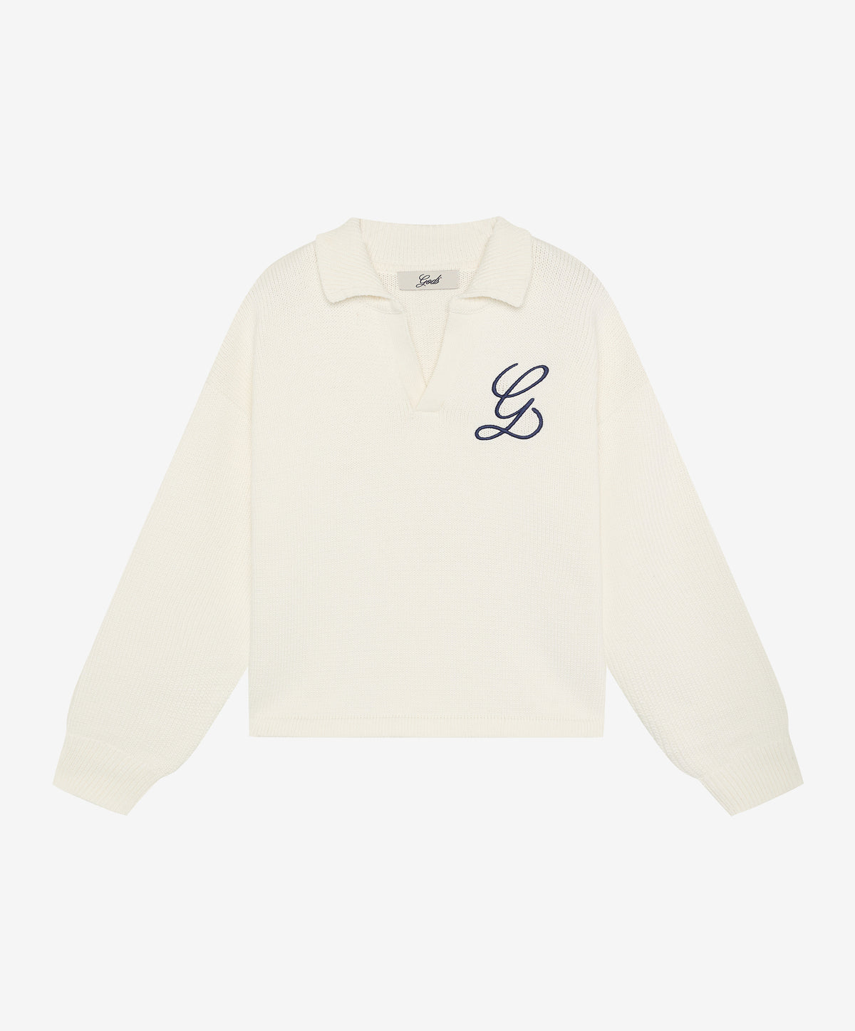 Gods.Co Knitted Polo White