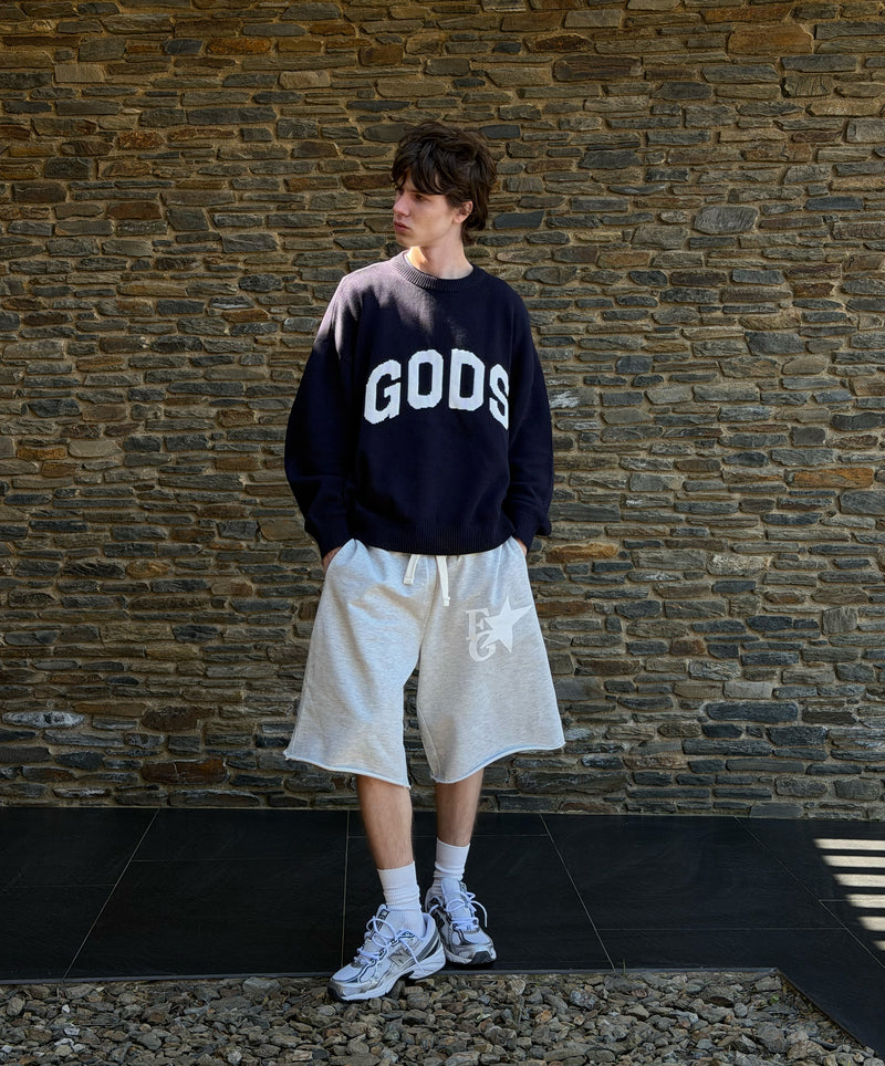 Gods Knitted Sweater Navy