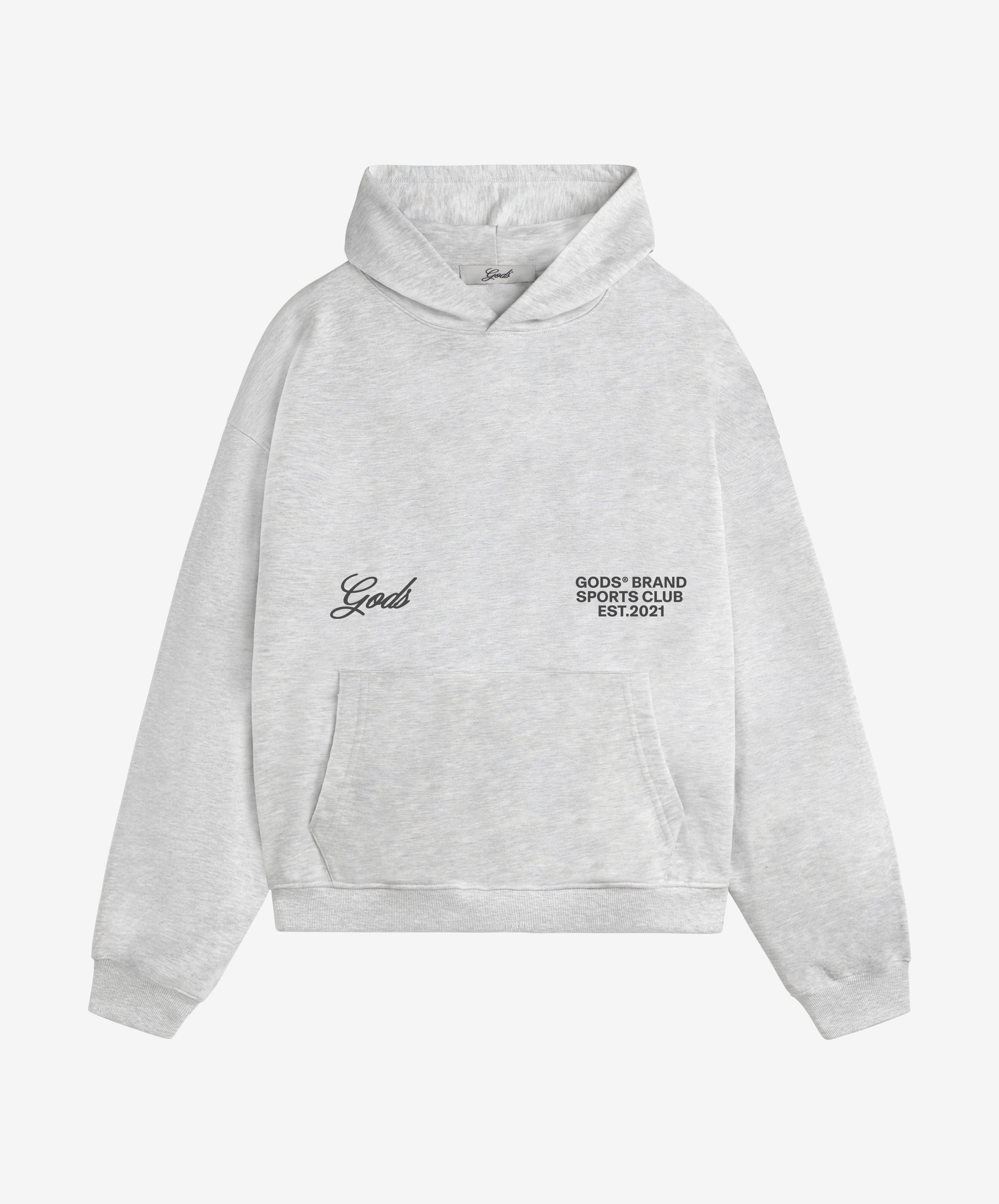 Gods® Brand Sports Club Hoodie Melange