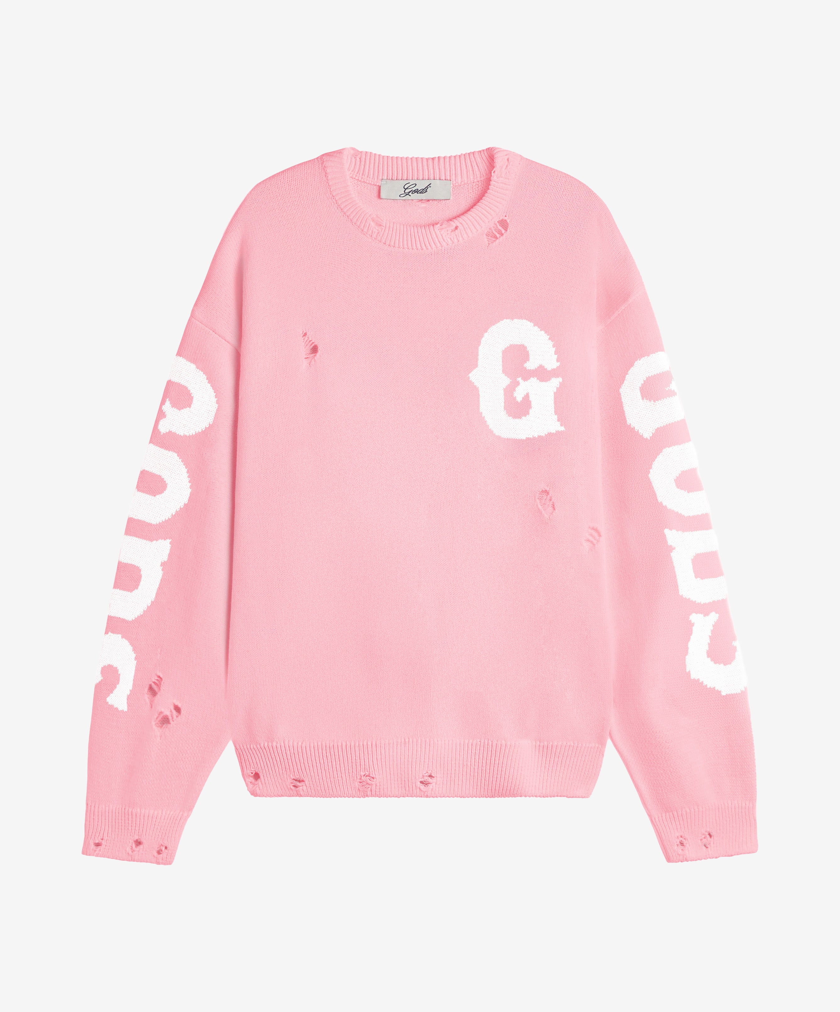 G Side Knitted Sweater Rose