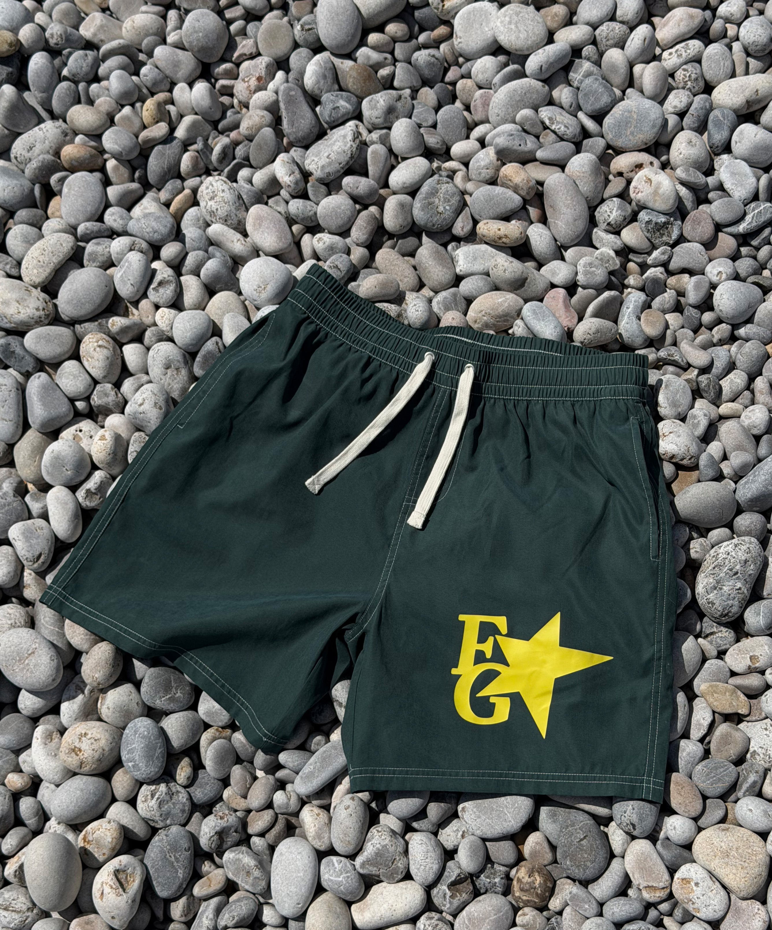 Star Swimsuit Green