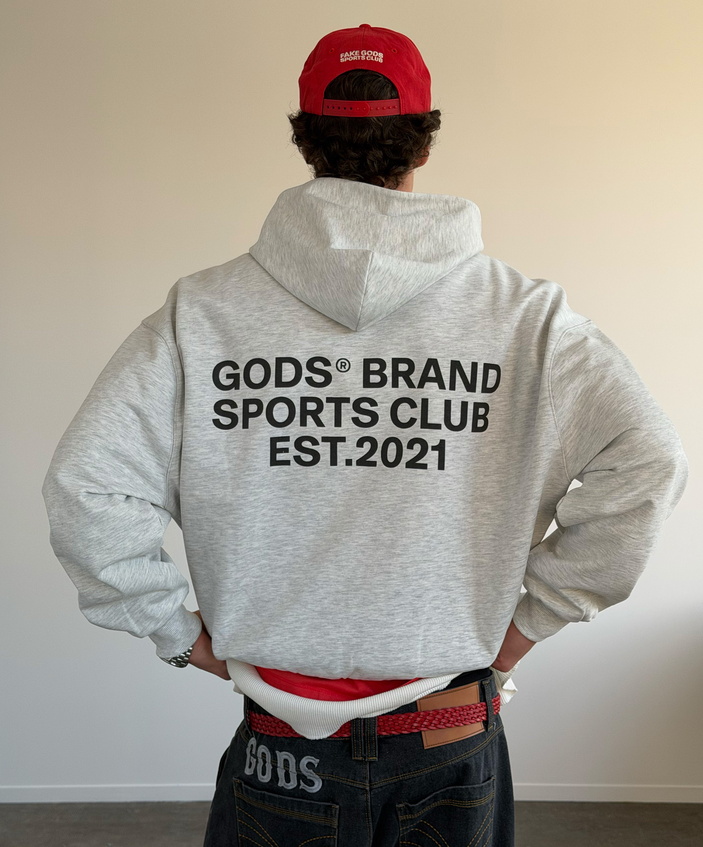 Gods® Brand Sports Club Hoodie Melange