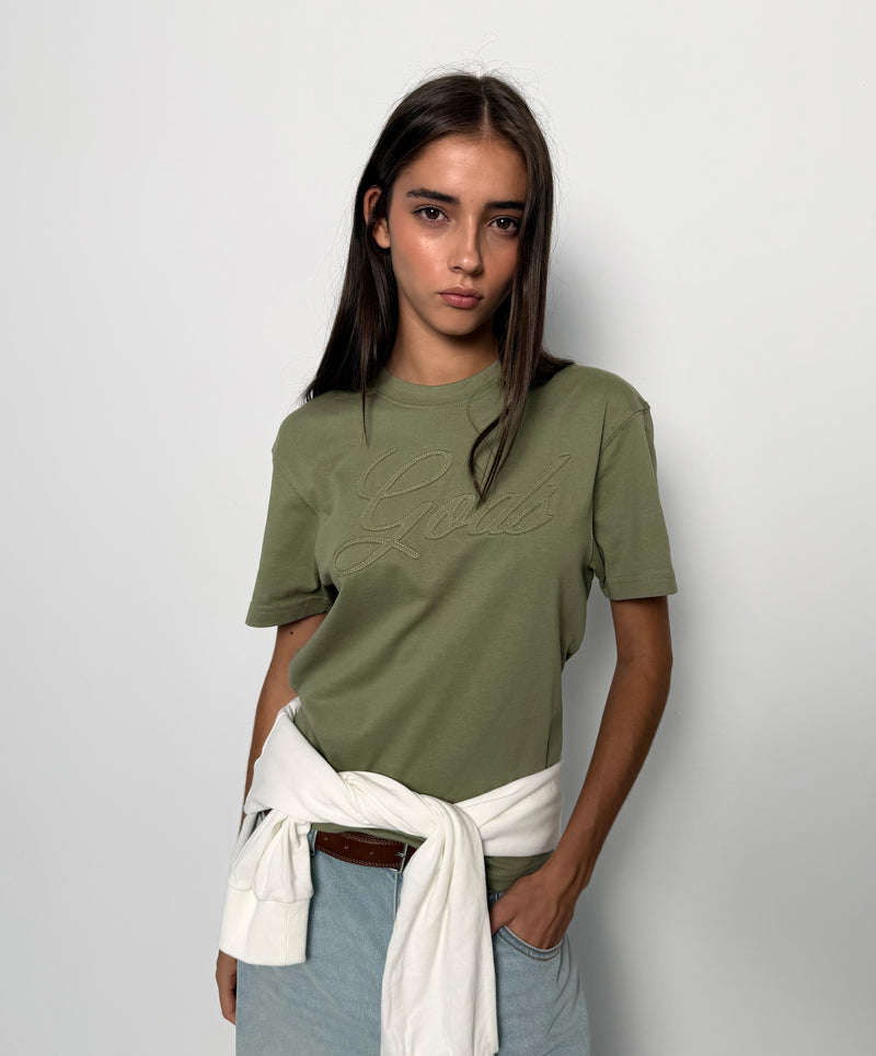 Cut and Sew Tee Green
