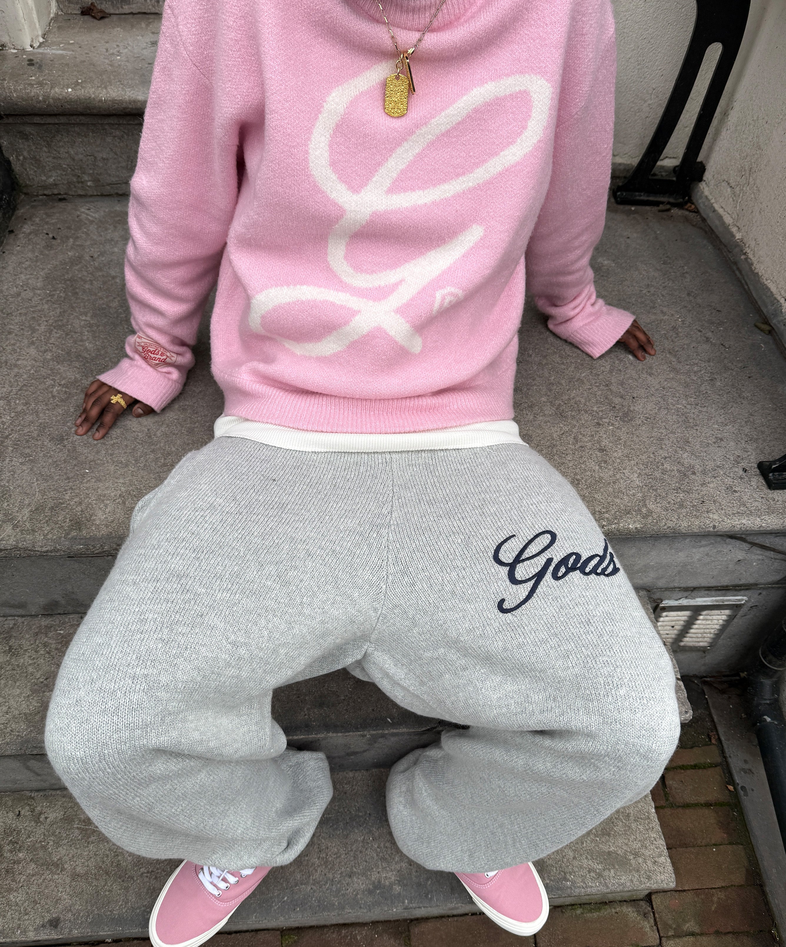 G'S Knitted Sweater Rose