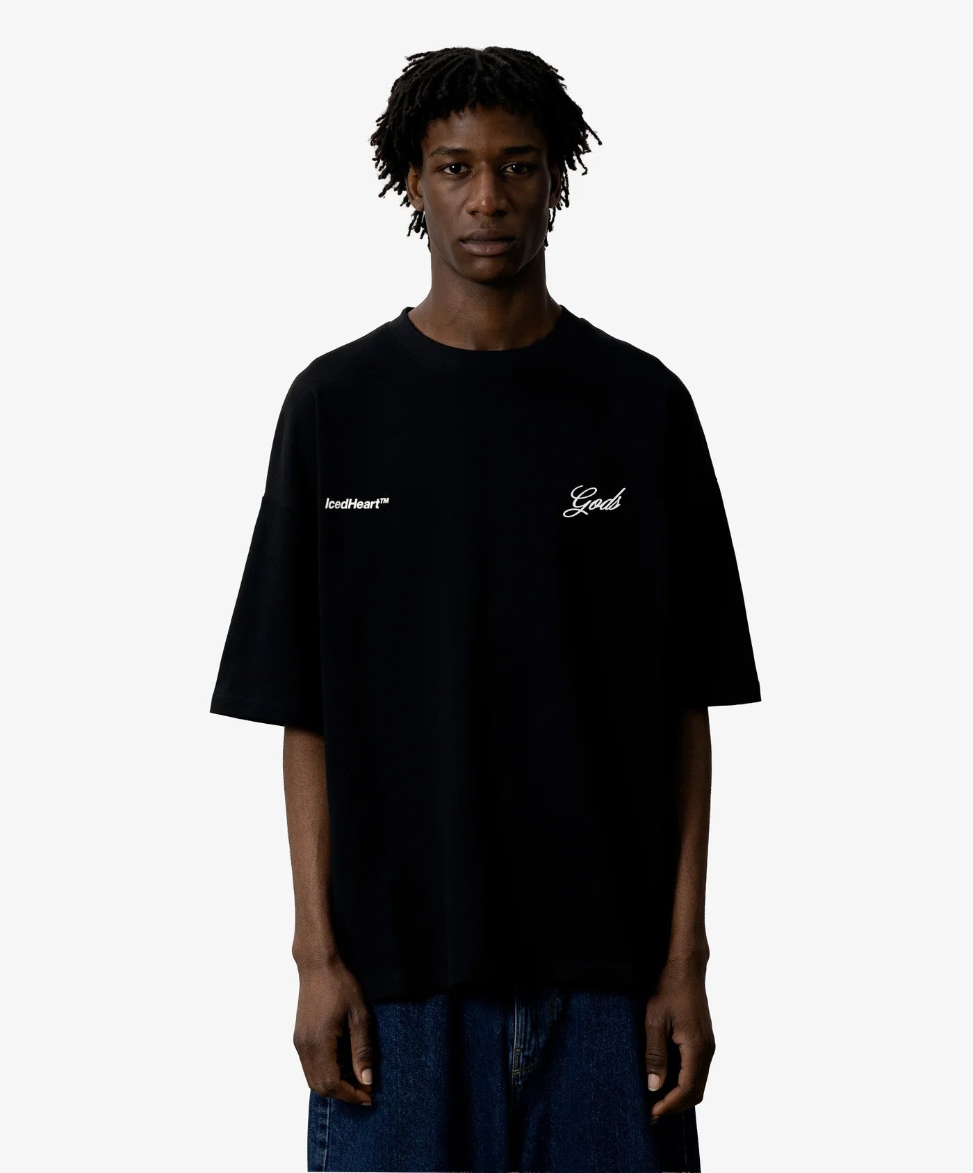 Iced Heart Tee Black
