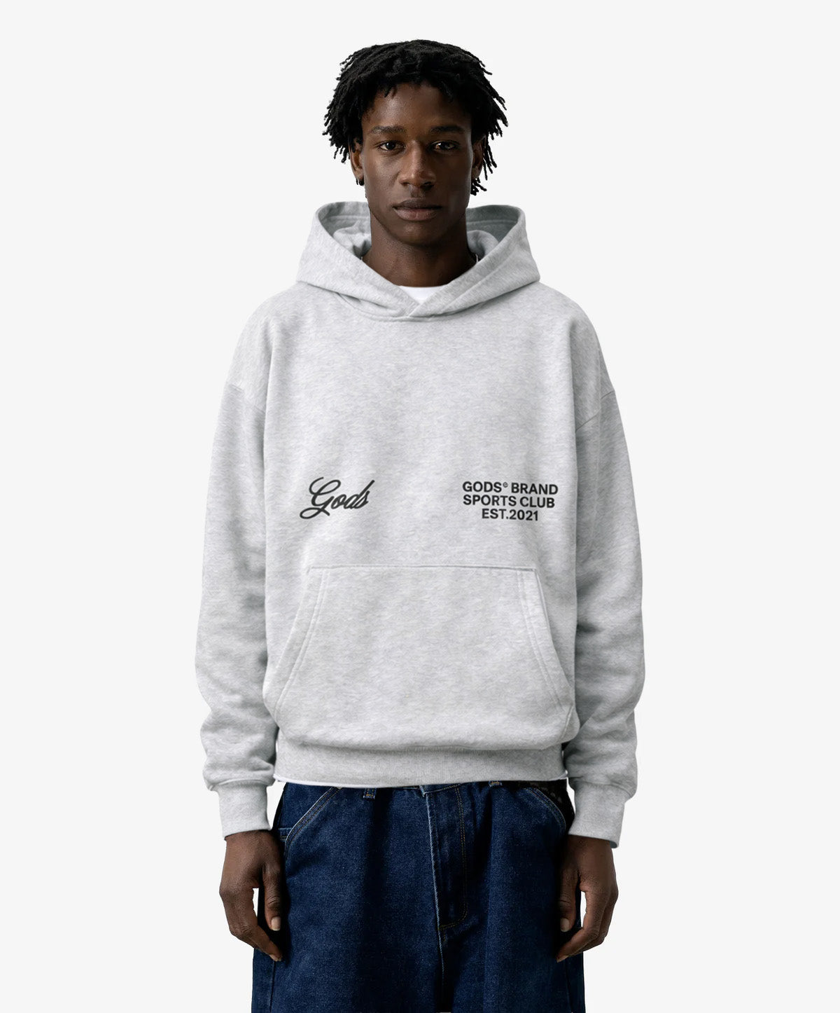 Gods® Brand Sports Club Hoodie Melange