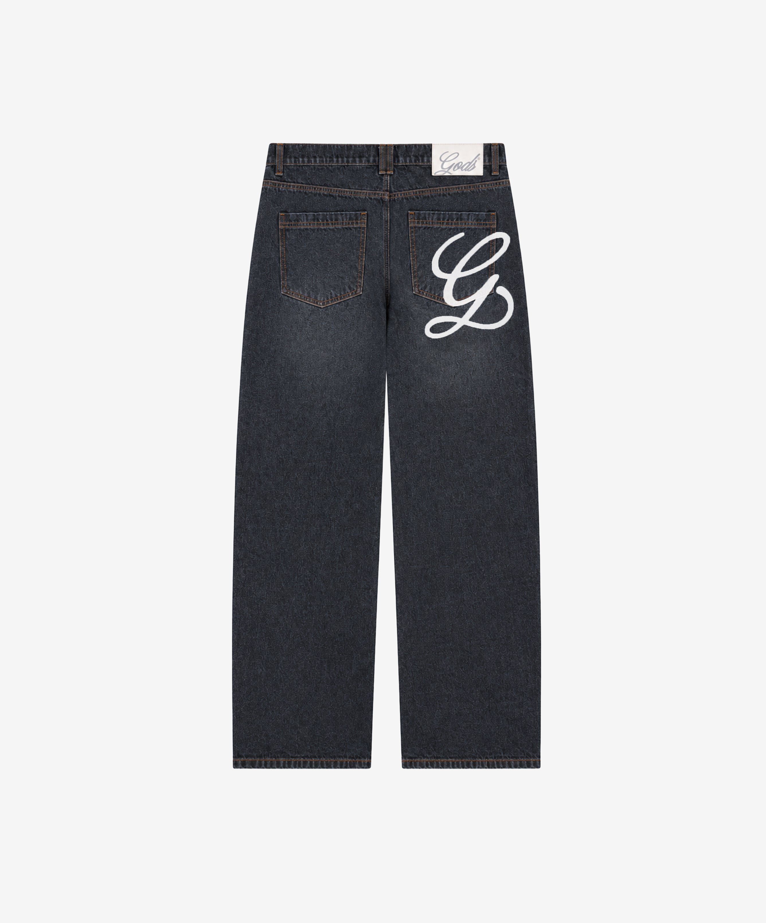 Regular Baggy Jeans Black