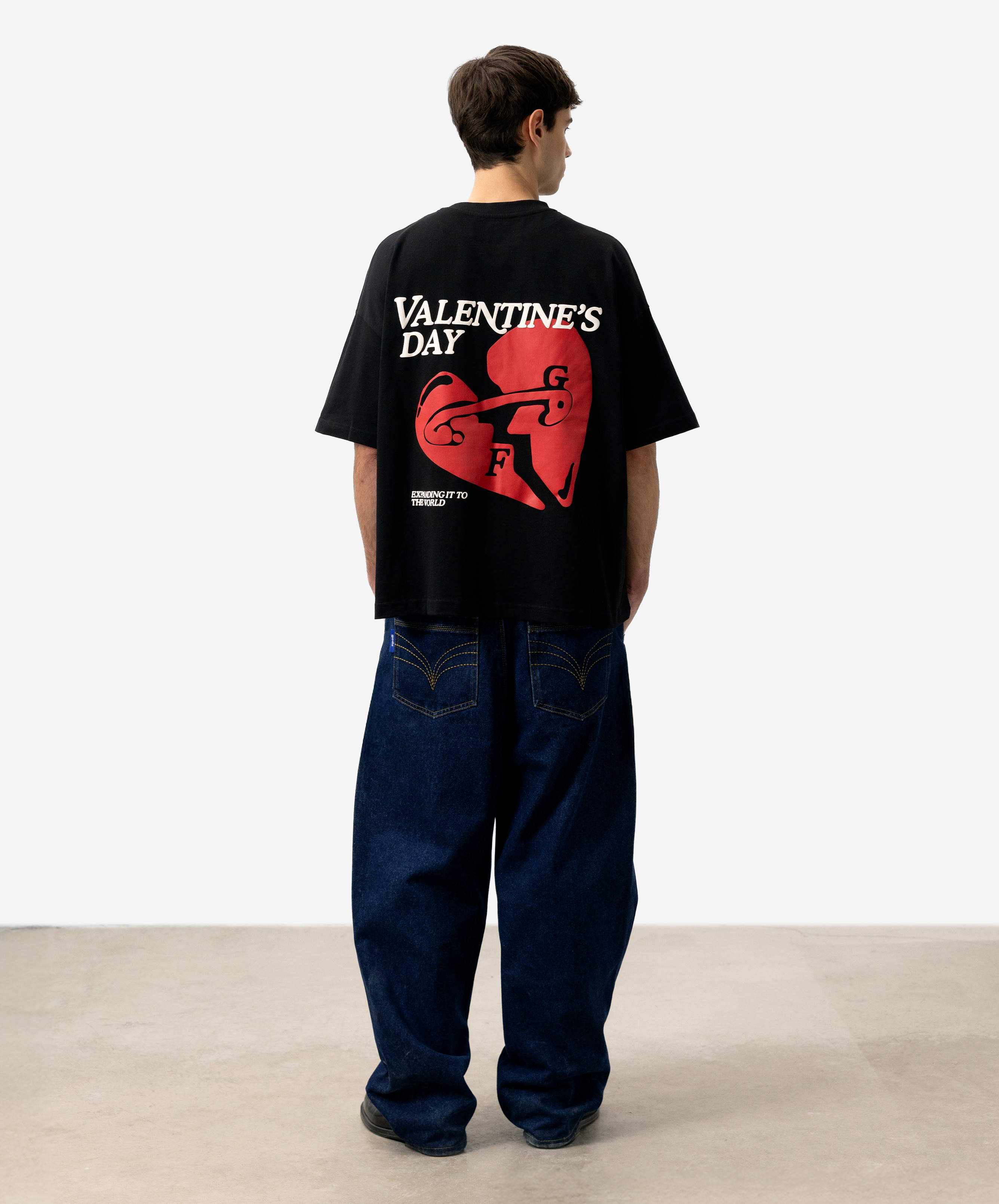 Valentine's Tee Black