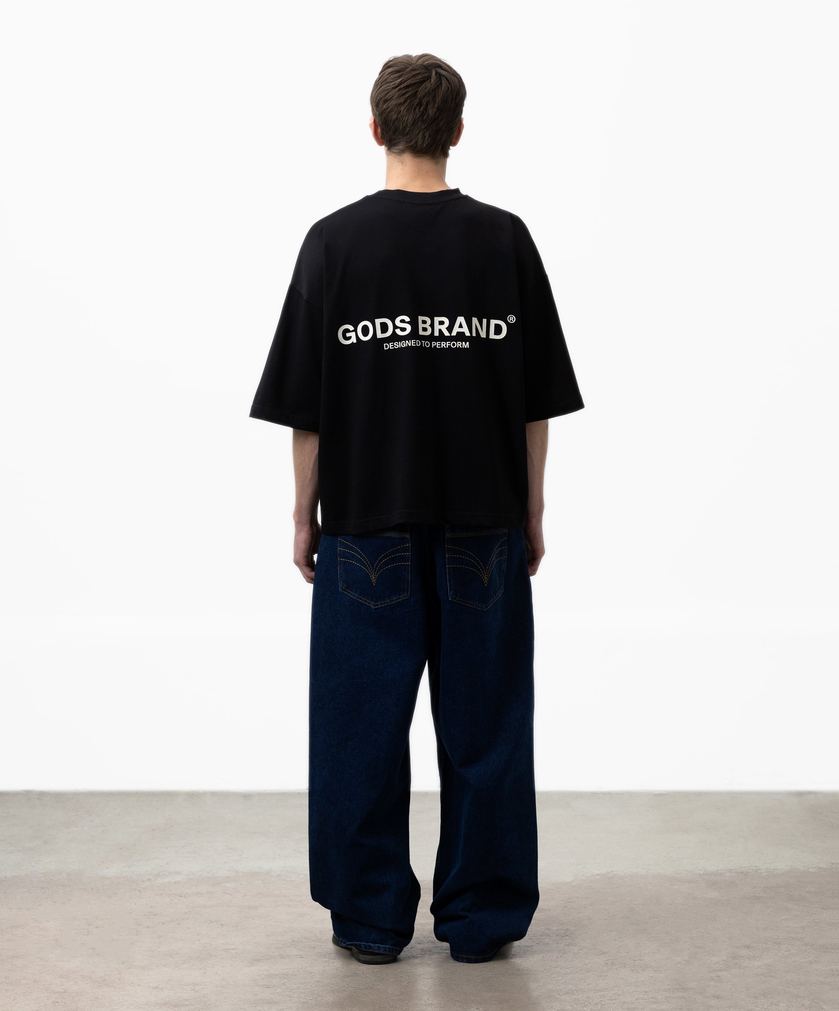 Performance Boxy Tee Black