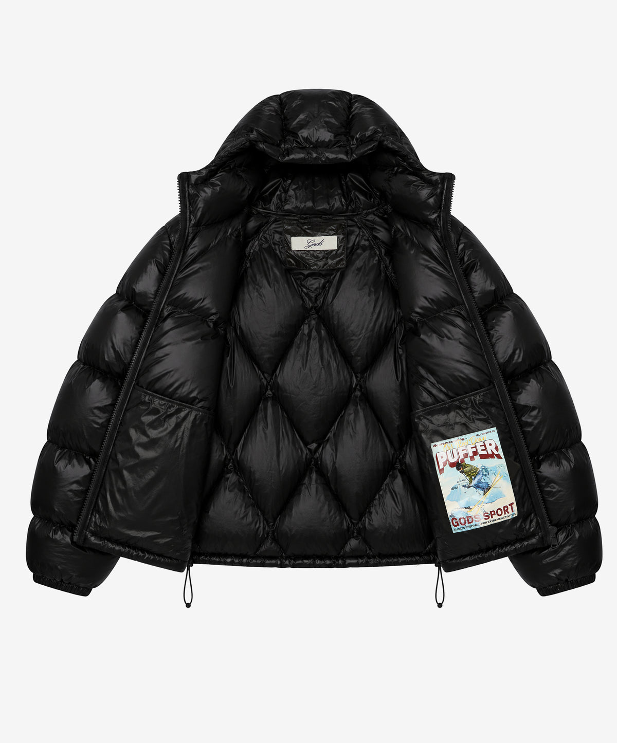 Real Down Puffer Black