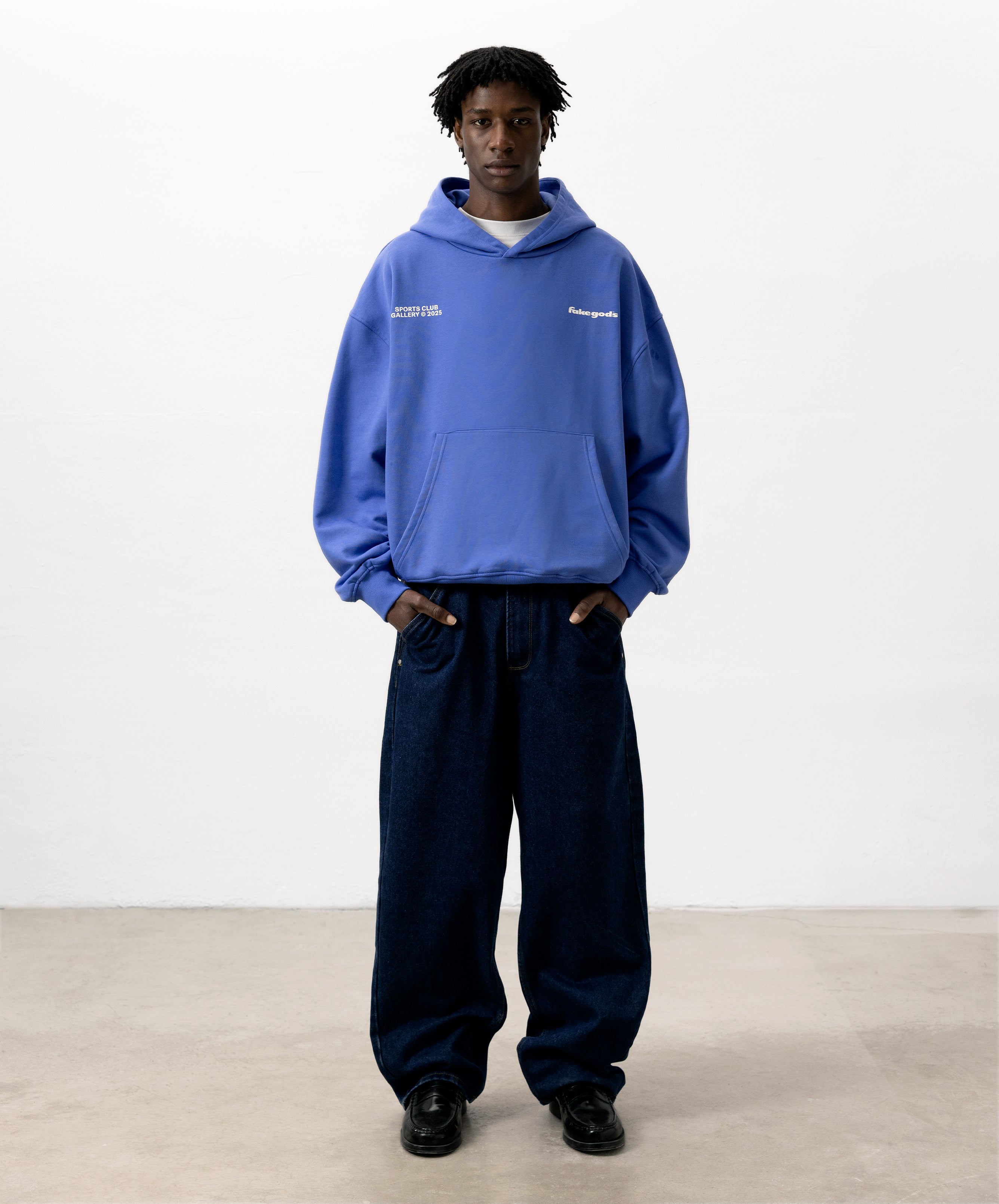 Sports Club Hoodie Blue