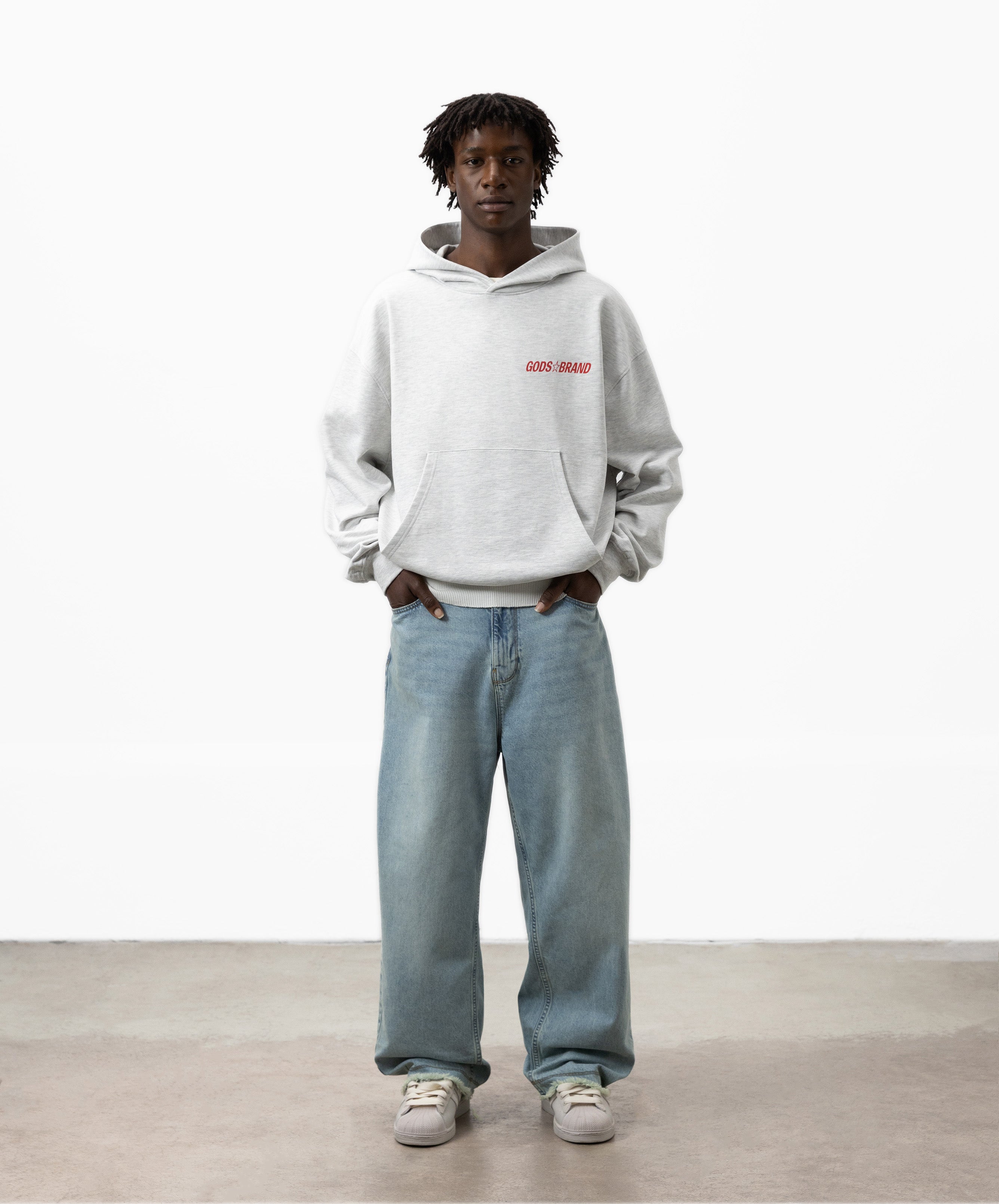 Sportscar Hoodie Grey Melange