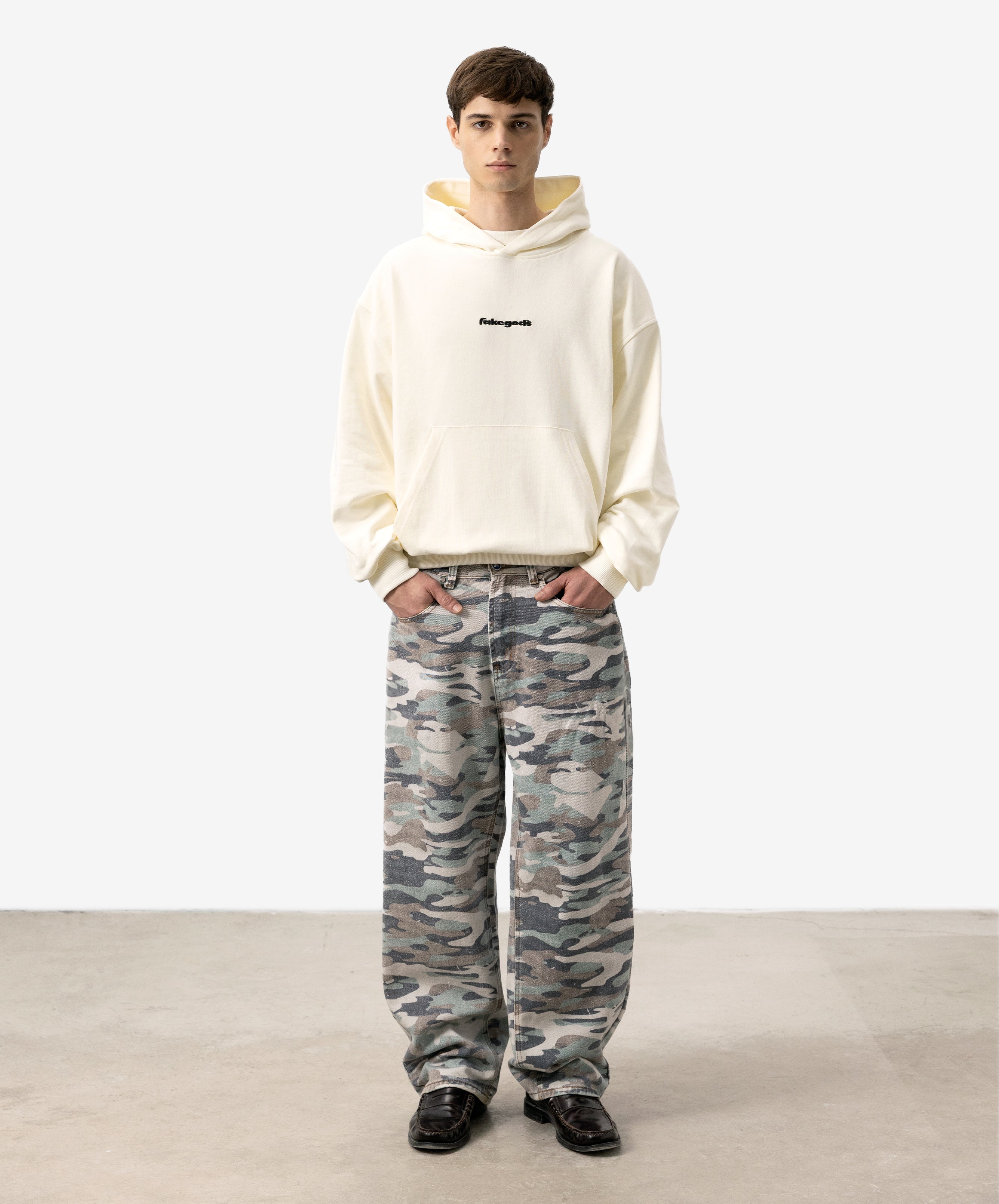 Iced Heart Hoodie Cream