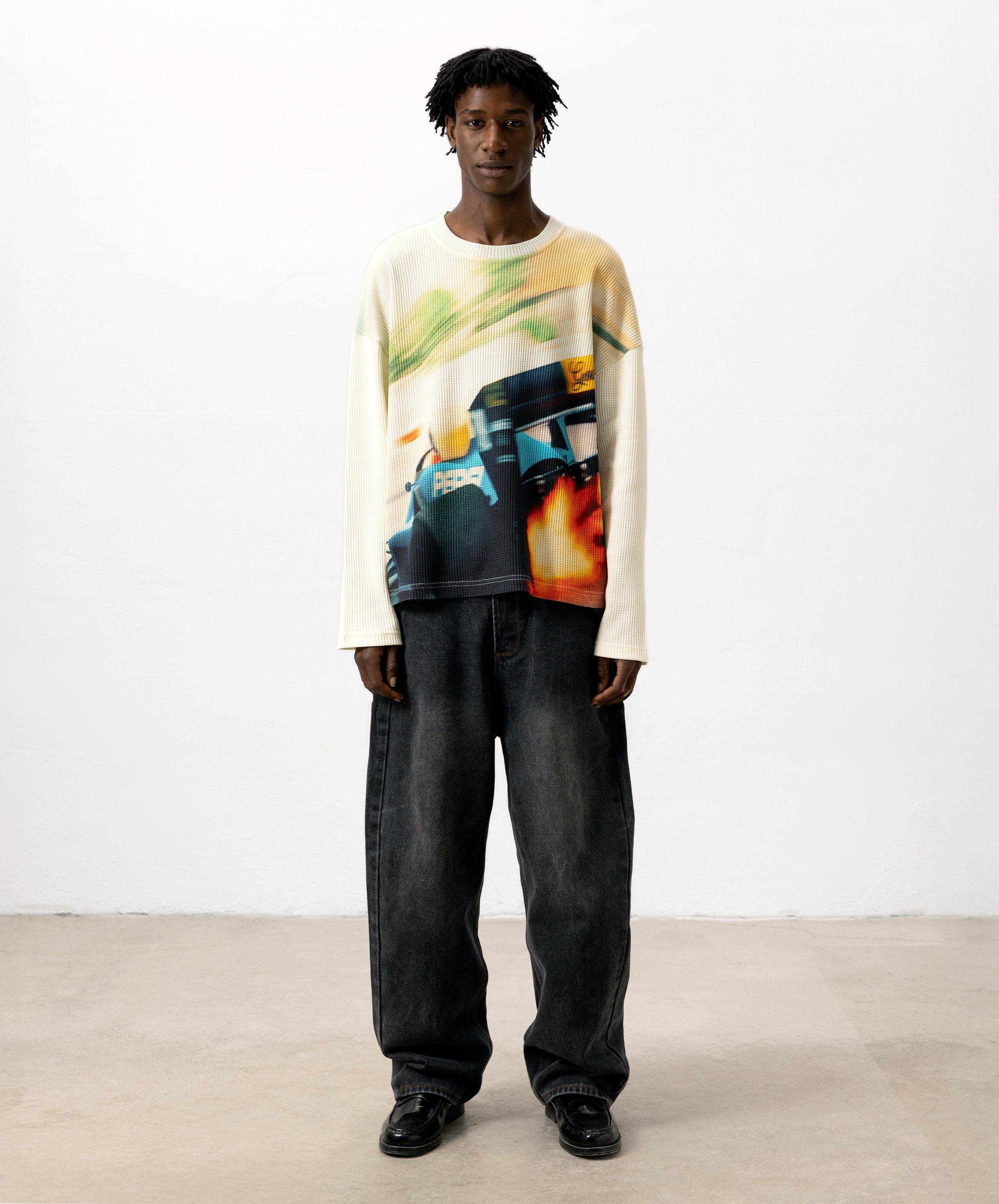 Retro Rally Longsleeve Waffle