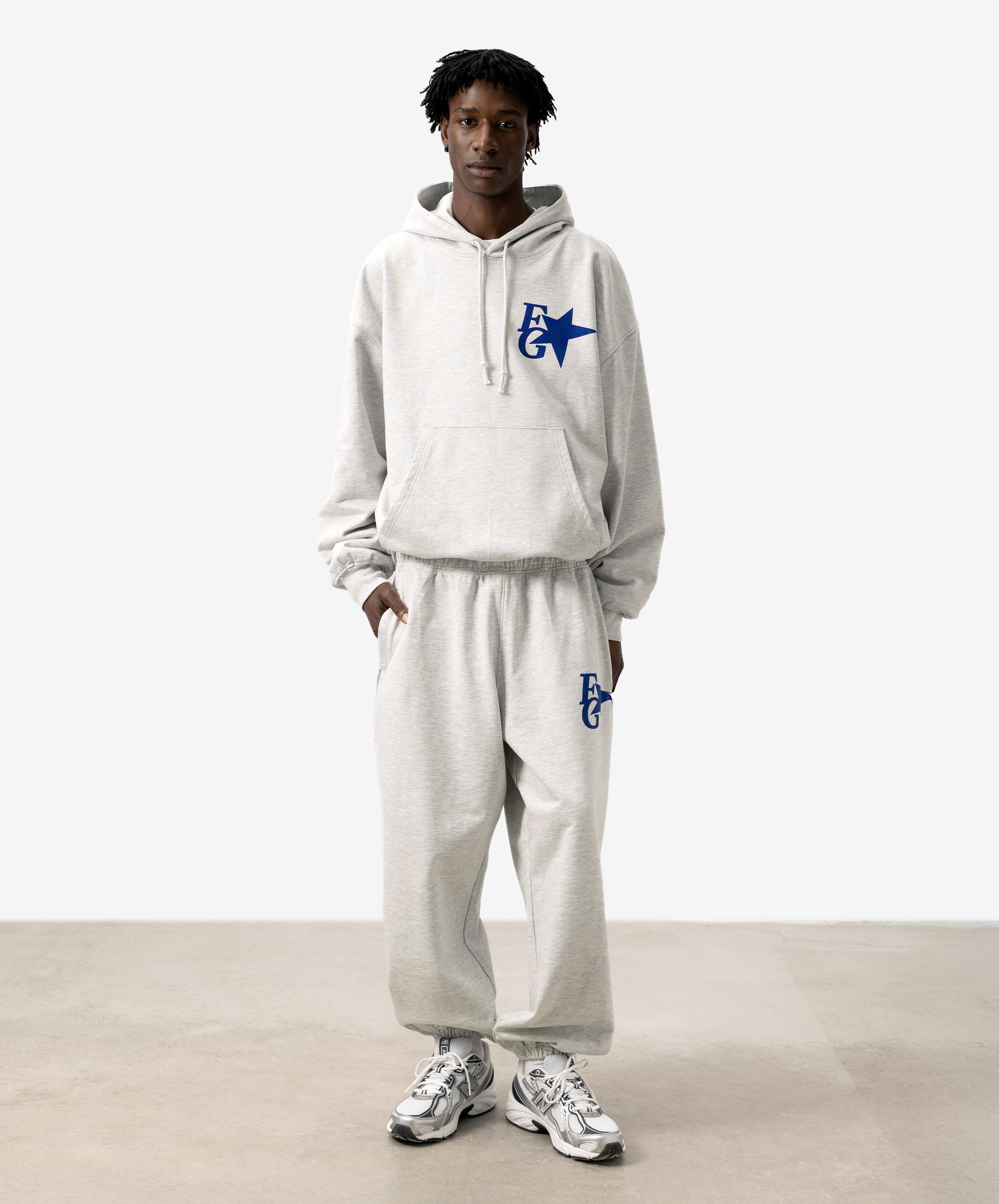 A New Star Hoodie Light Grey