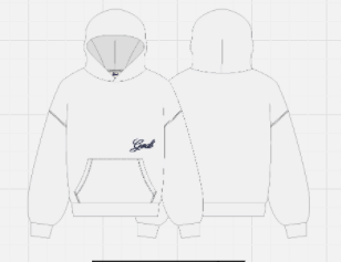 Handwritten Hoodie White