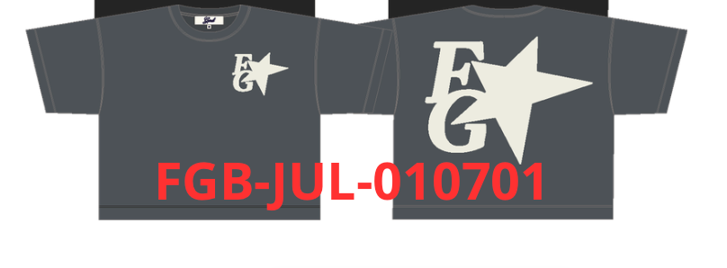 STAR BOXY TEE DARK GREY