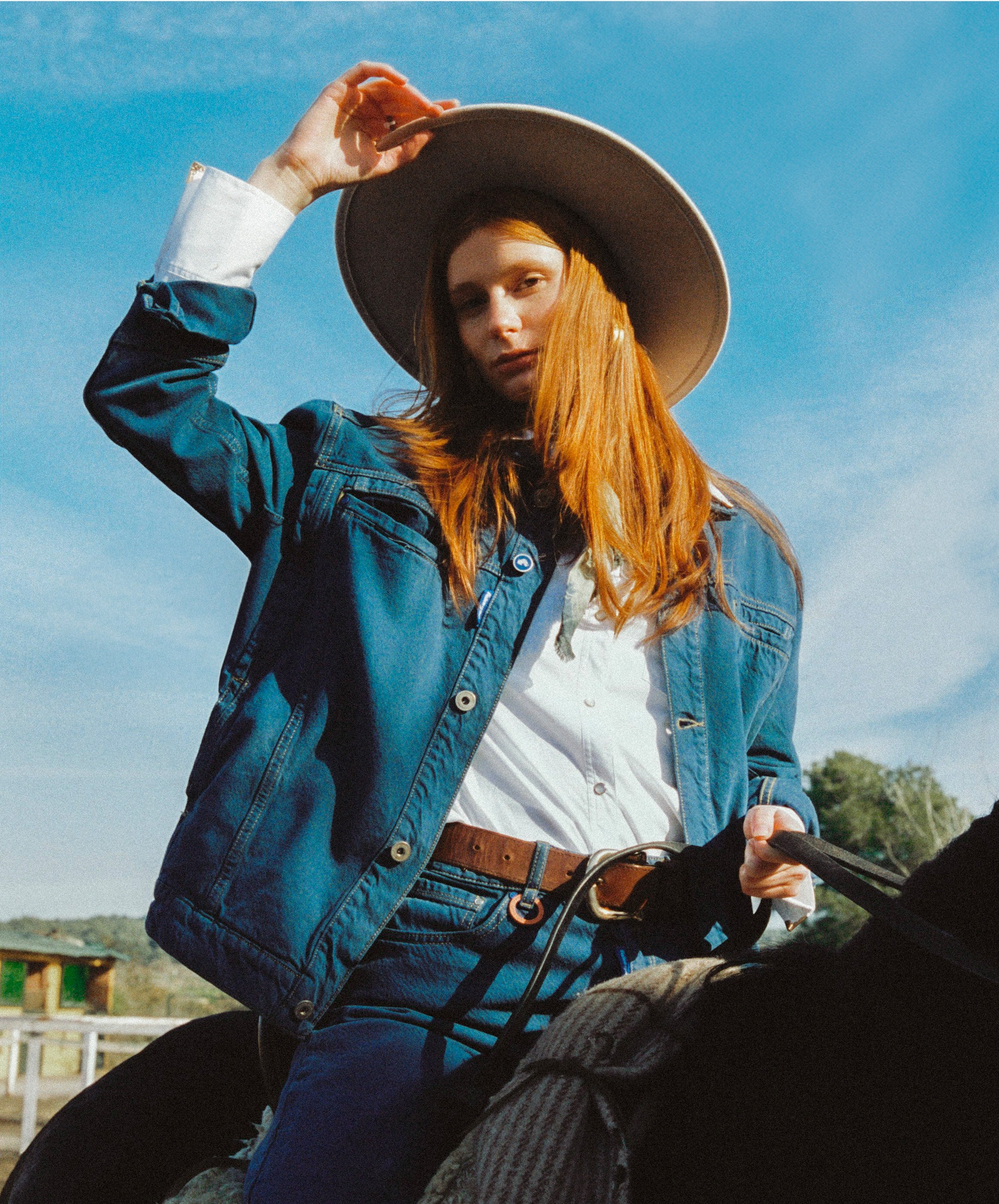 Tm Overdyed Denim Jacket Blue