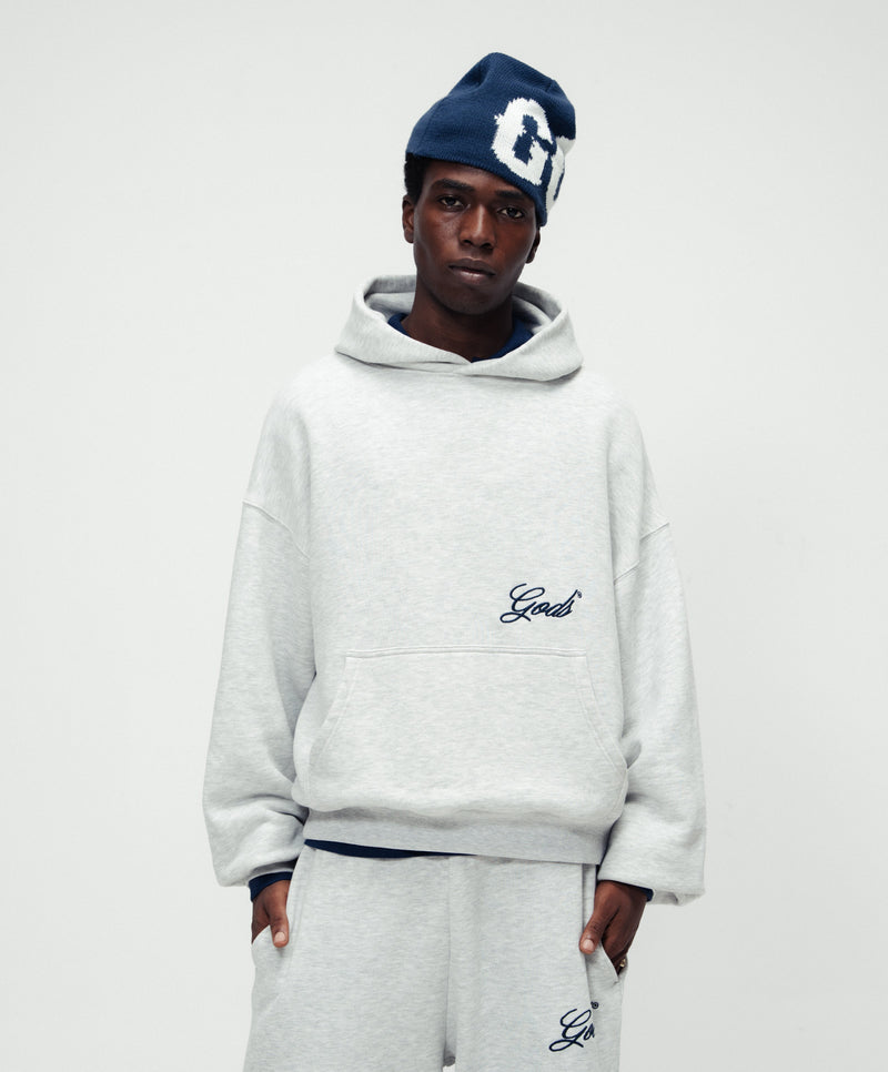 Handwritten Hoodie Light Grey