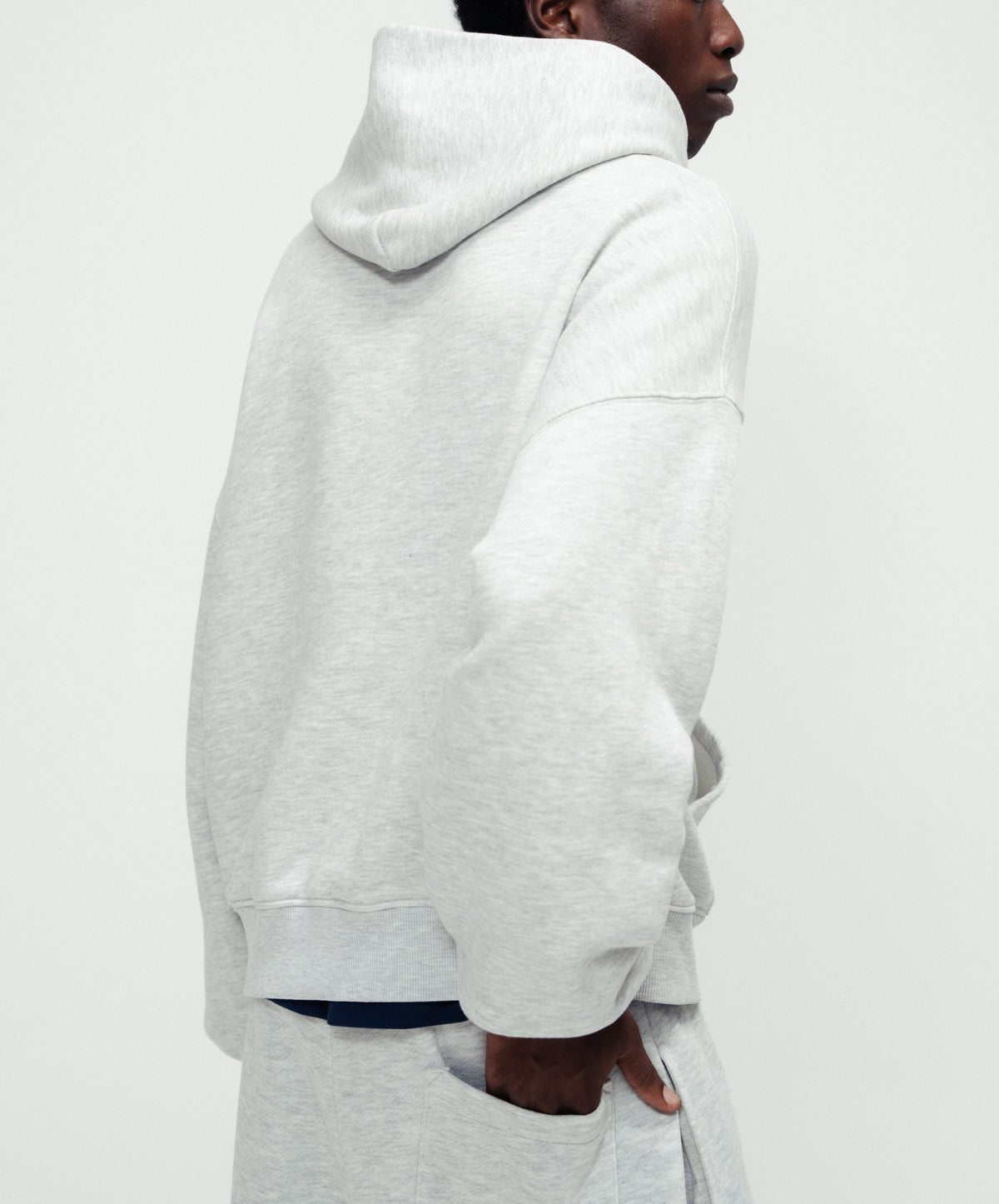 Handwritten Hoodie Light Grey